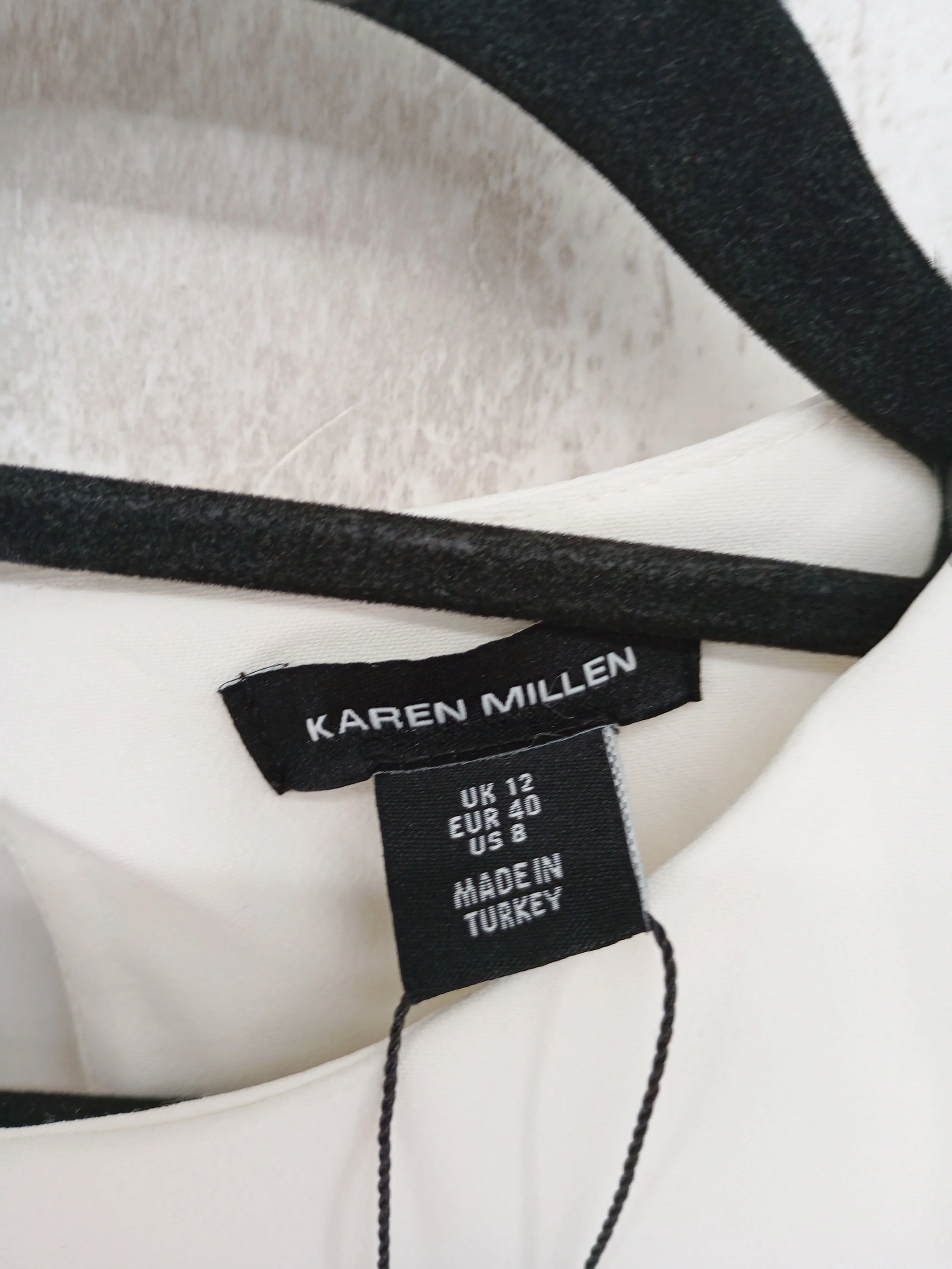 Karen Millen Bodycon Midi Dress UK12 in White RRP £279 - Image 6