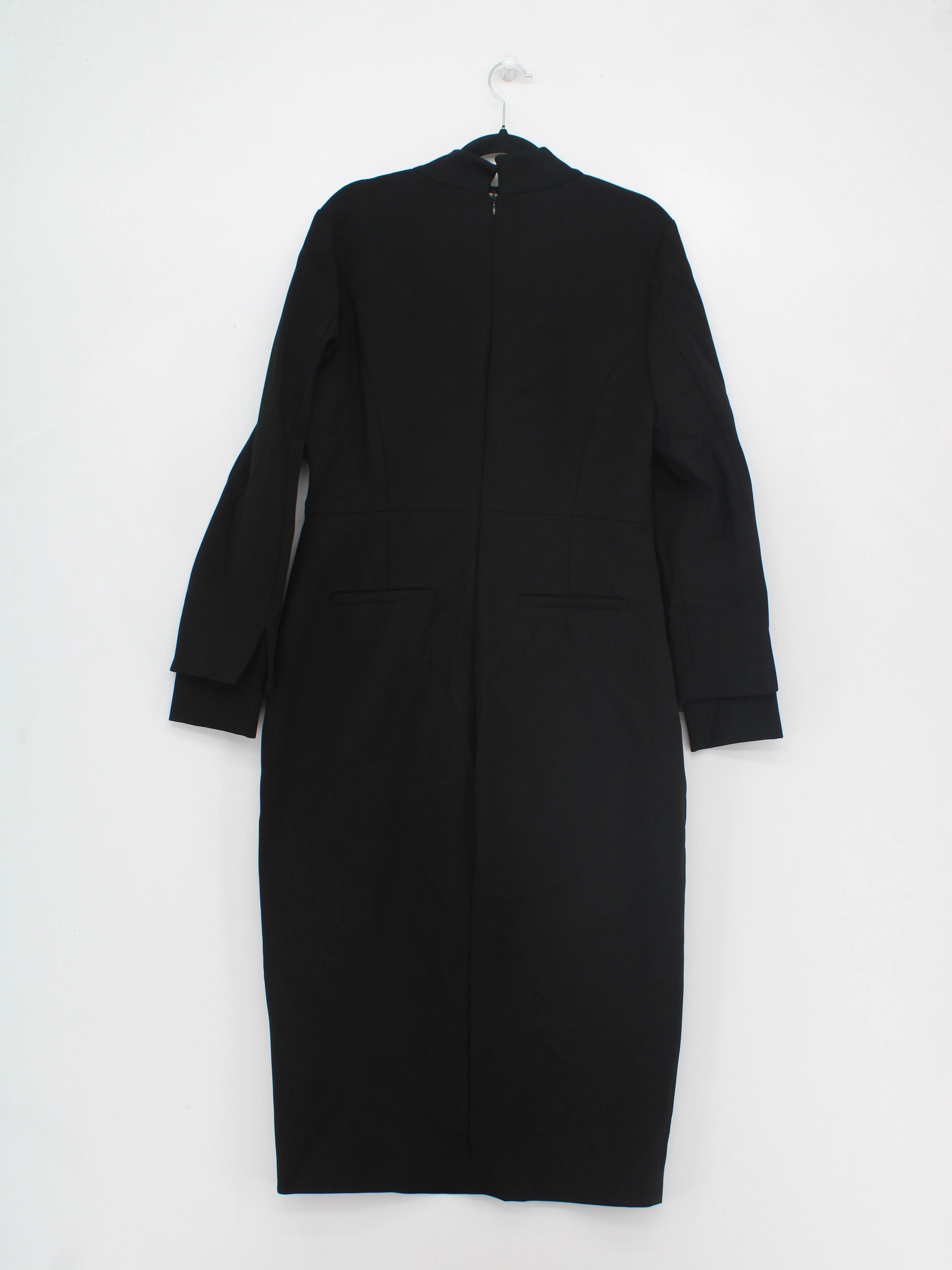 Karen Millen Bodycon Midi Dress UK14 in Black RRP £229 - Image 2