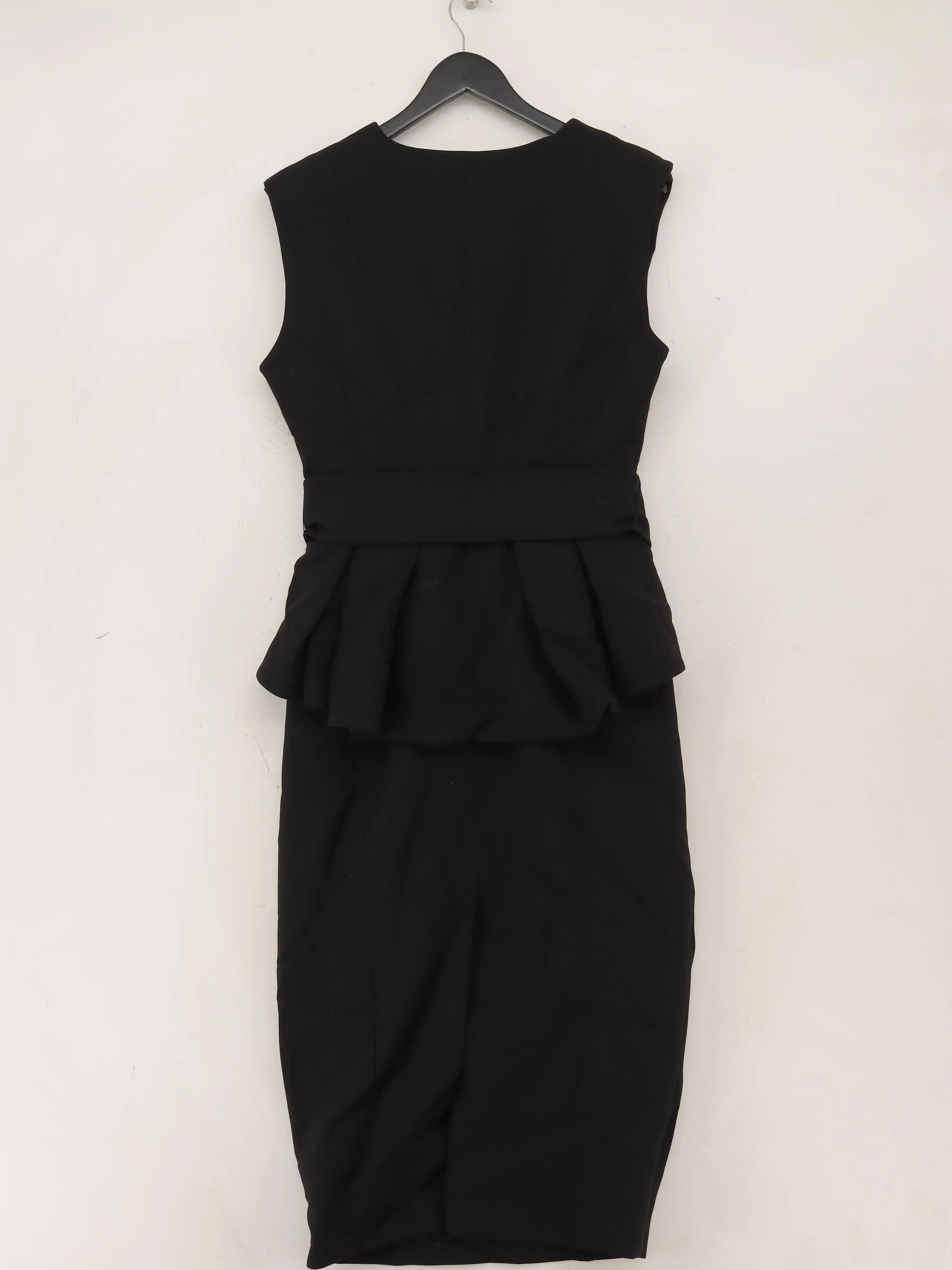 Karen Millen Bodycon Midi Dress UK14 in Black RRP £229 - Image 2