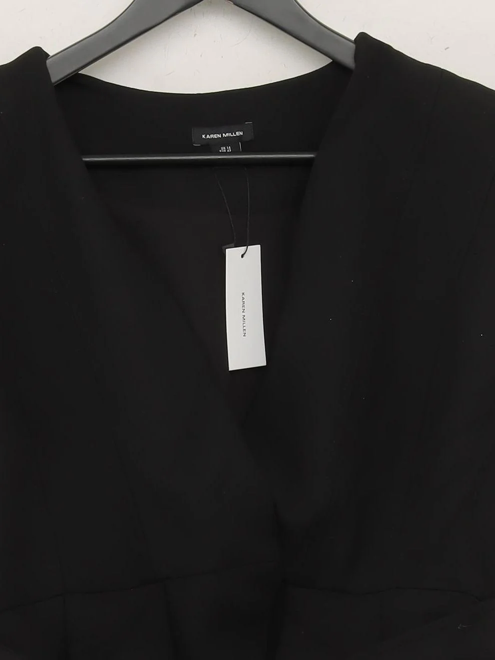 Karen Millen Bodycon Midi Dress UK14 in Black RRP £229 - Image 3