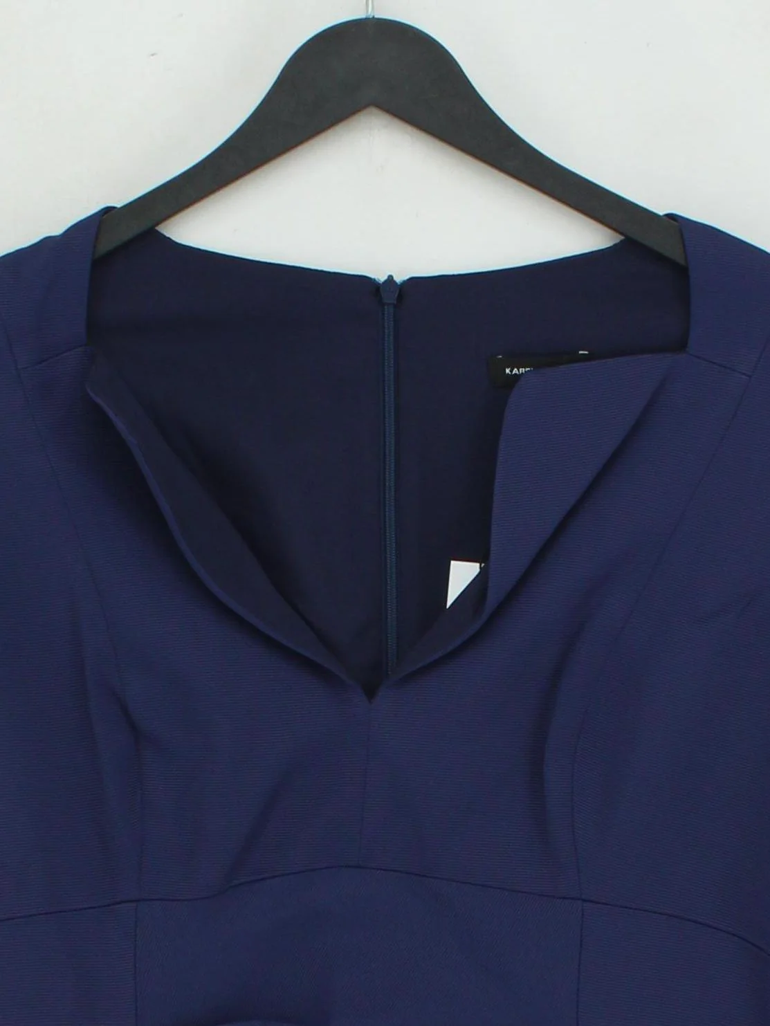 Karen Millen Bodycon Midi Dress UK14 in Blue RRP £229 - Image 3