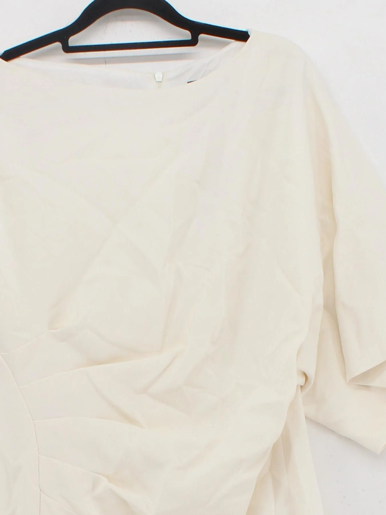 Karen Millen Bodycon Midi Dress UK14 in Cream RRP £189 - Image 3