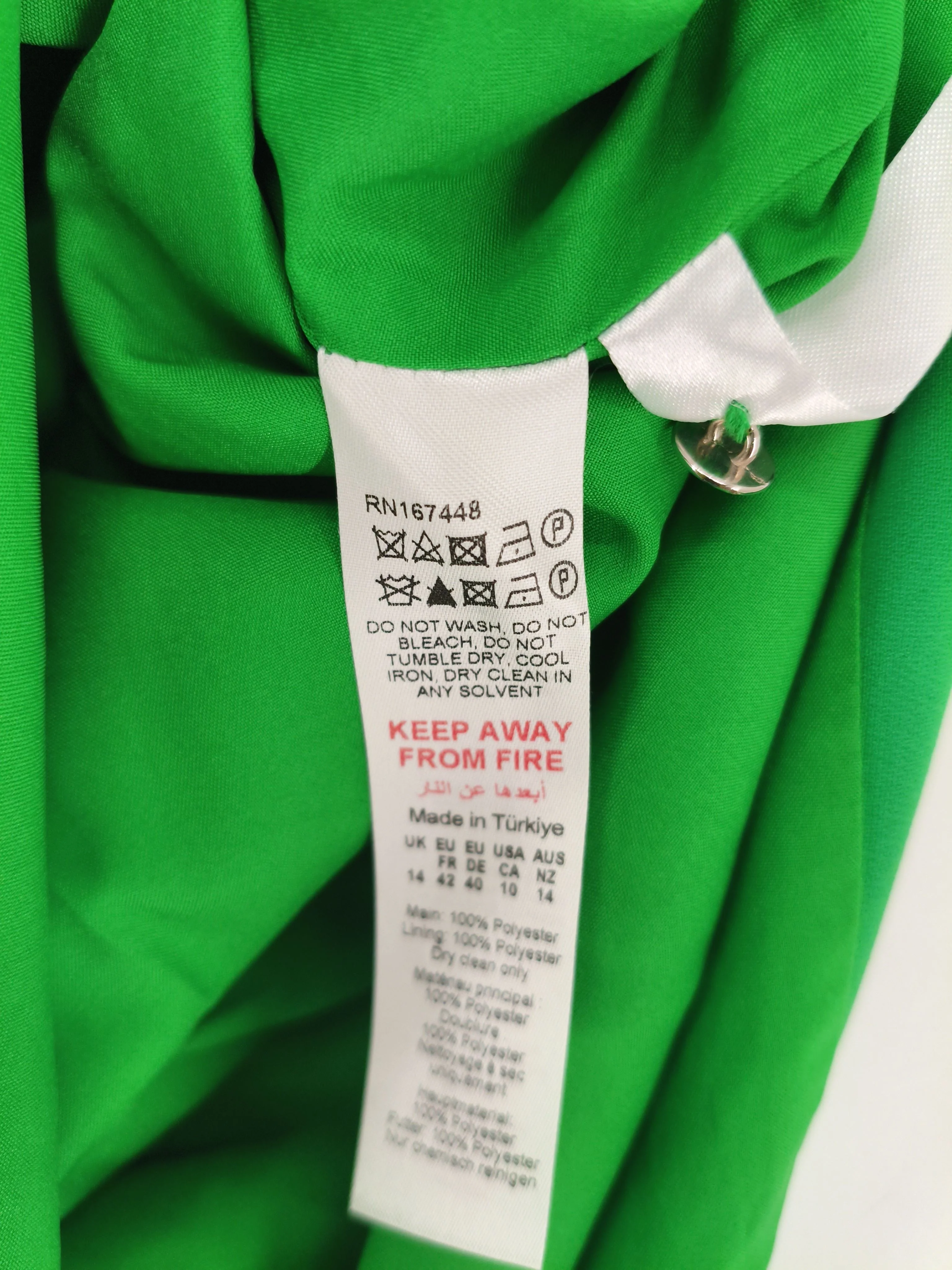 Karen Millen Bodycon Midi Dress UK14 in Green RRP £199 - Image 7