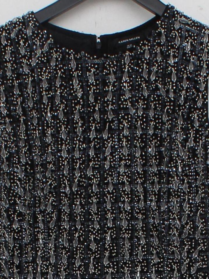 Karen Millen Bodycon Midi Dress UK14 in Multi RRP £349 - Image 3