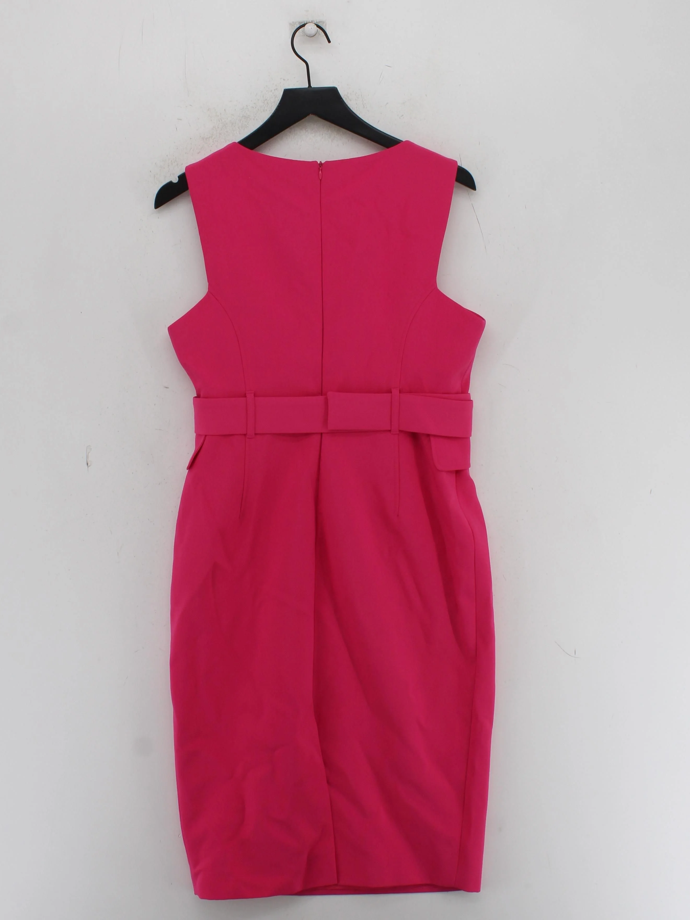 Karen Millen Bodycon Midi Dress UK14 in Pink RRP £129 - Image 2