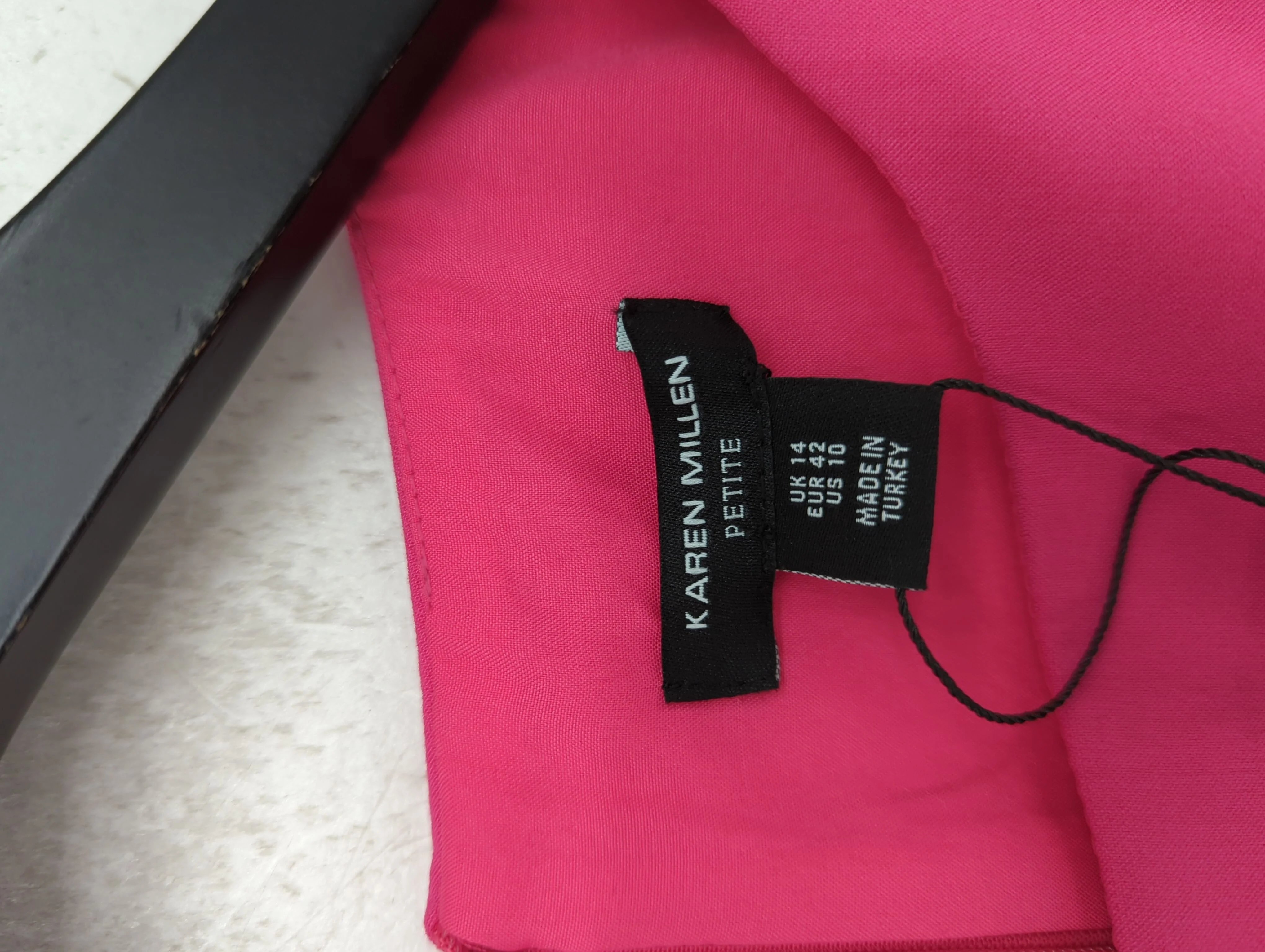 Karen Millen Bodycon Midi Dress UK14 in Pink RRP £129 - Image 5