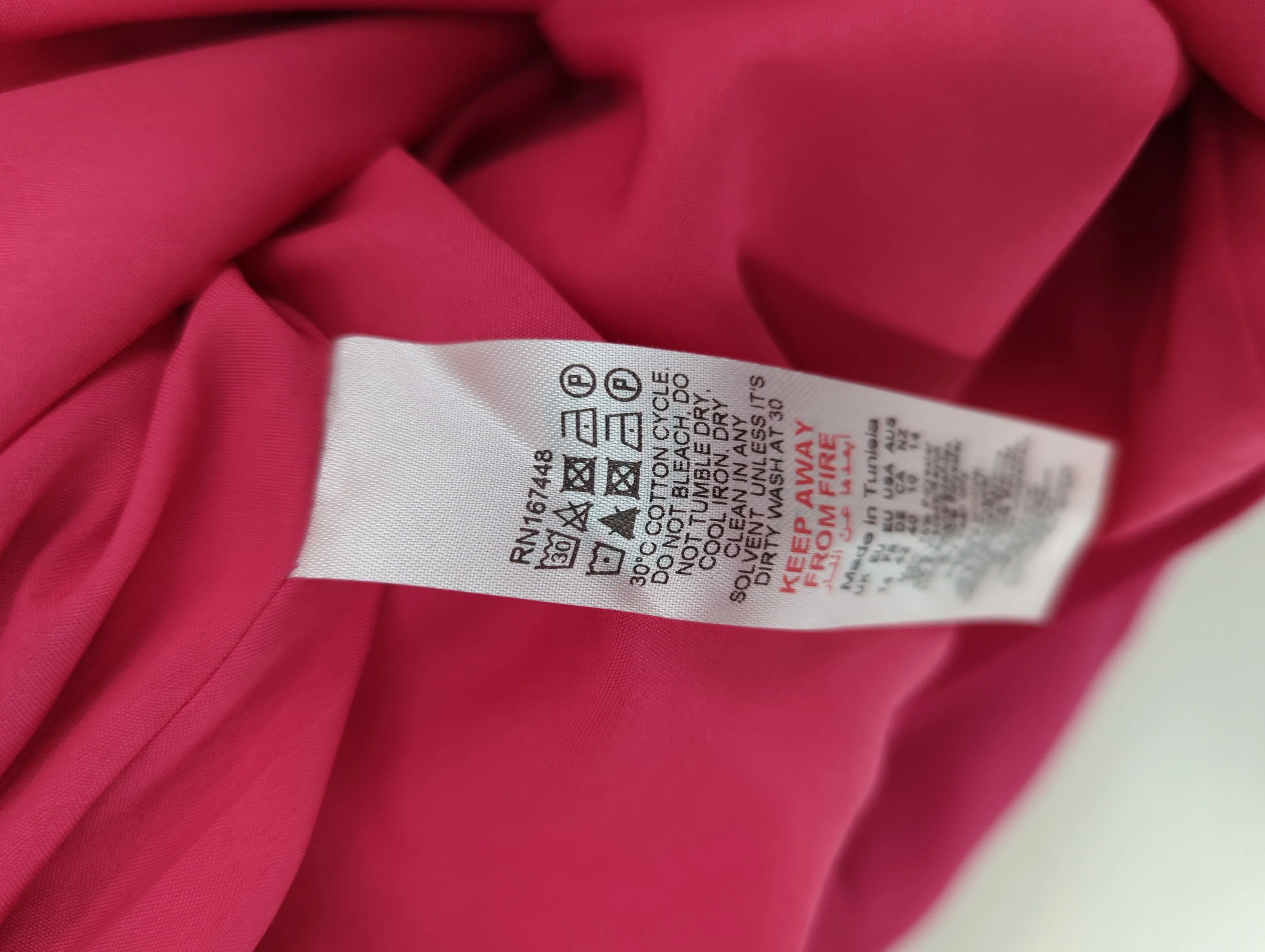 Karen Millen Bodycon Midi Dress UK14 in Pink RRP £129 - Image 6