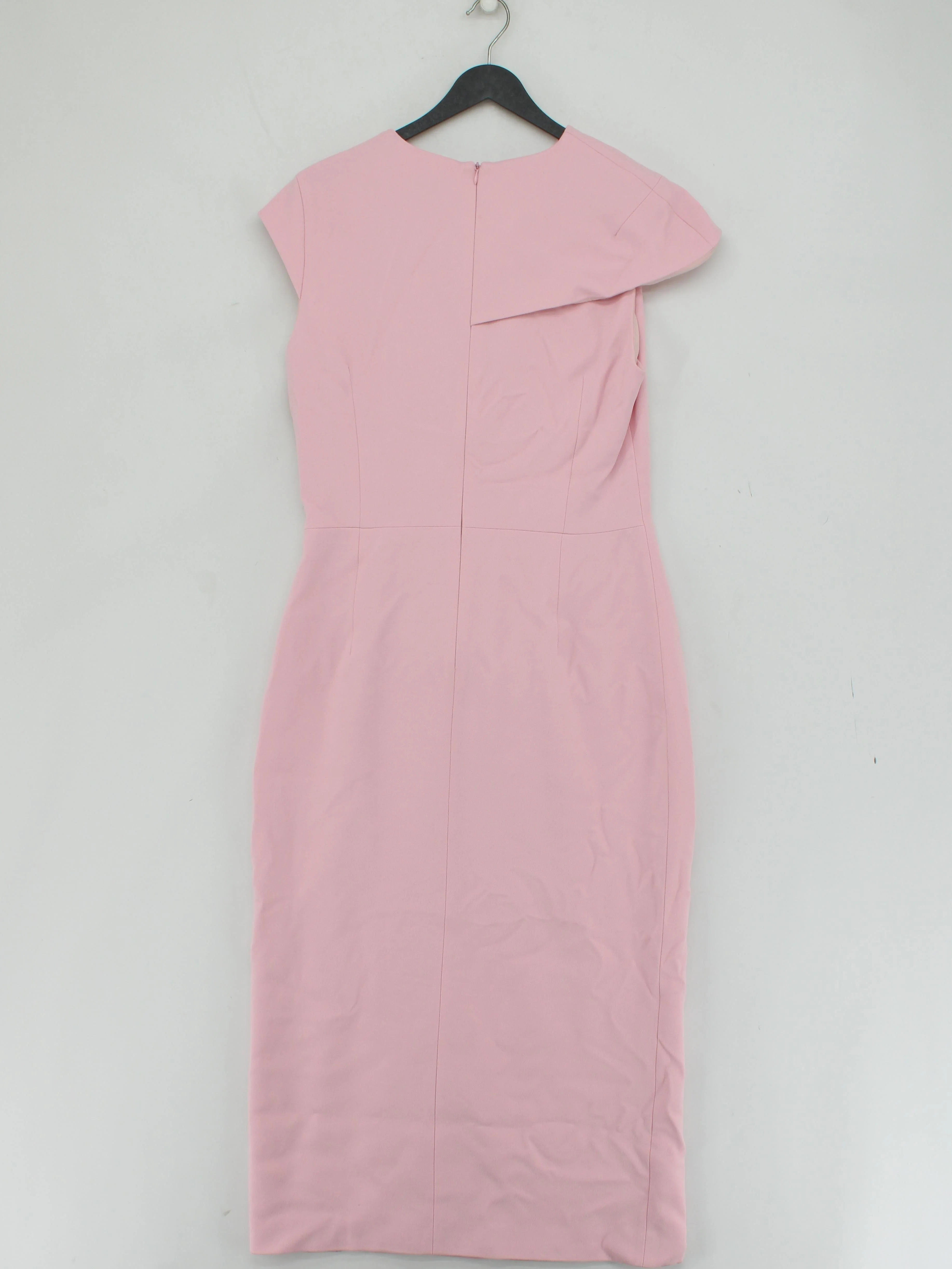 Karen Millen Bodycon Midi Dress UK14 in Pink RRP £229 - Image 2