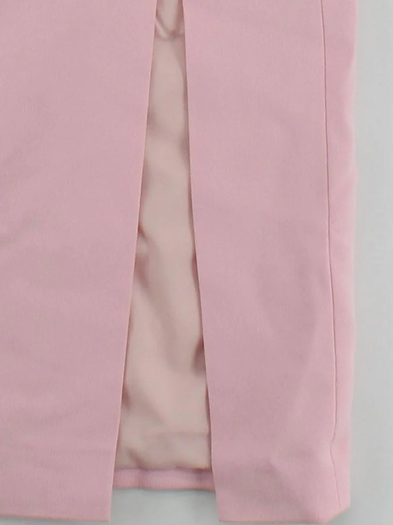 Karen Millen Bodycon Midi Dress UK14 in Pink RRP £229 - Image 4