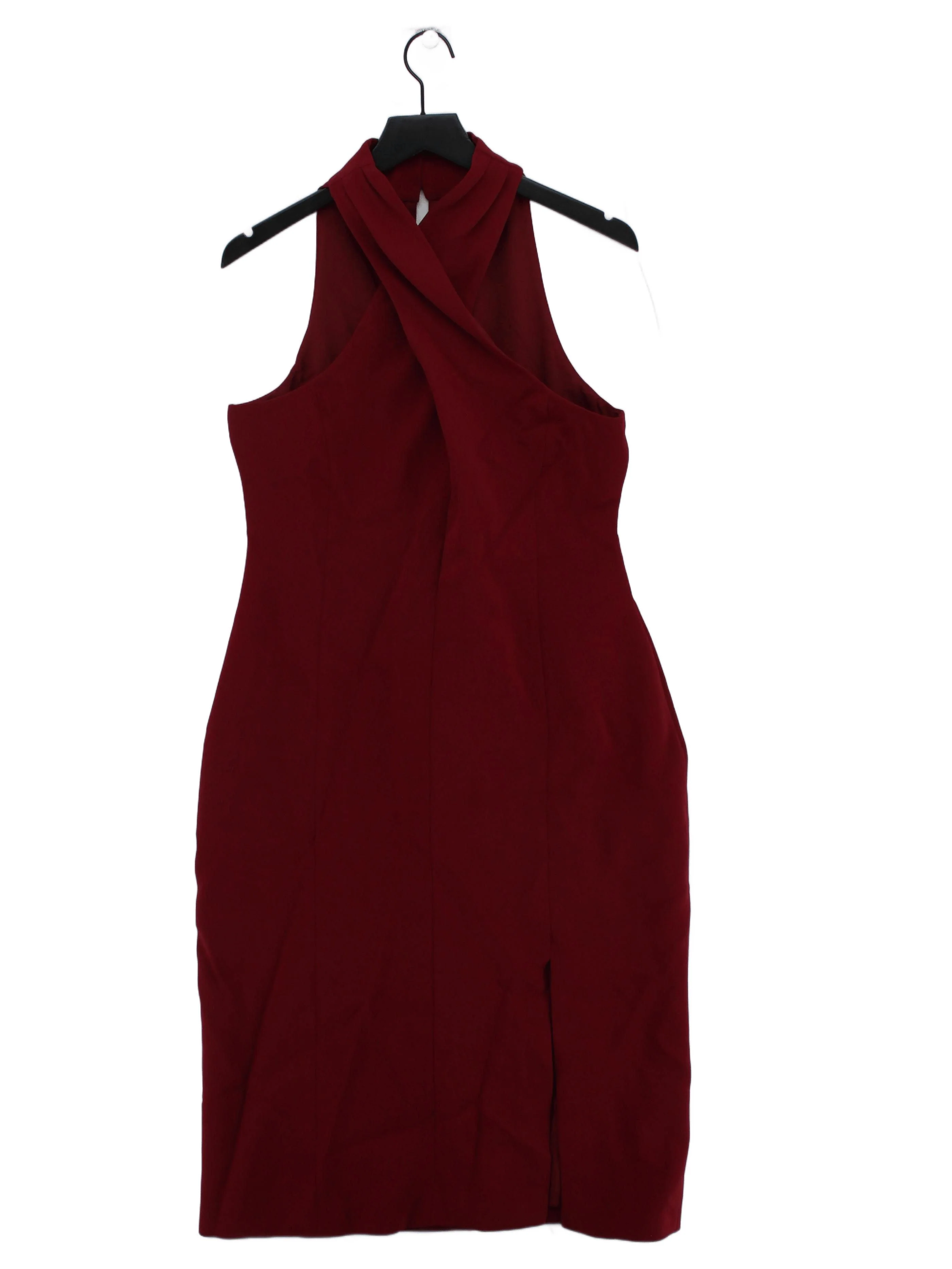 Karen Millen Bodycon Midi Dress UK14 in Red RRP £189