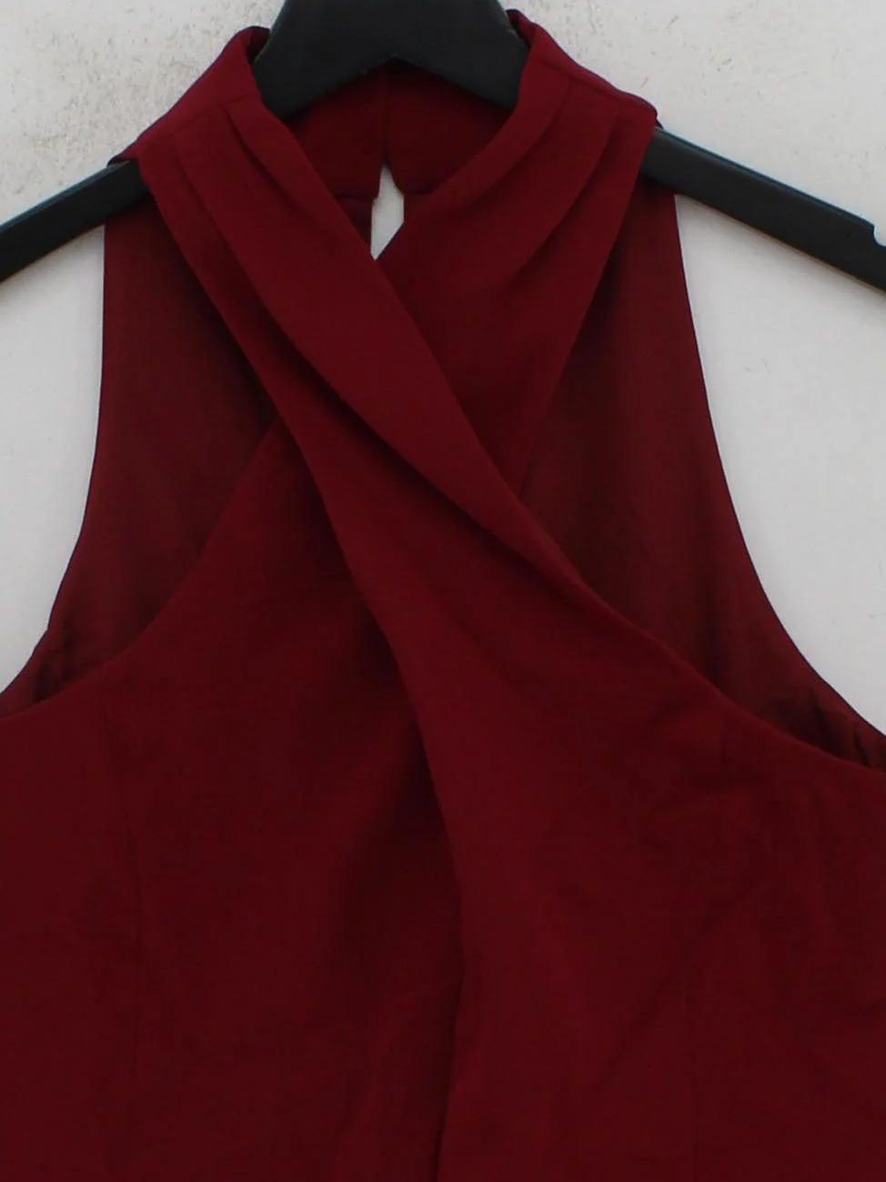 Karen Millen Bodycon Midi Dress UK14 in Red RRP £189 - Image 3
