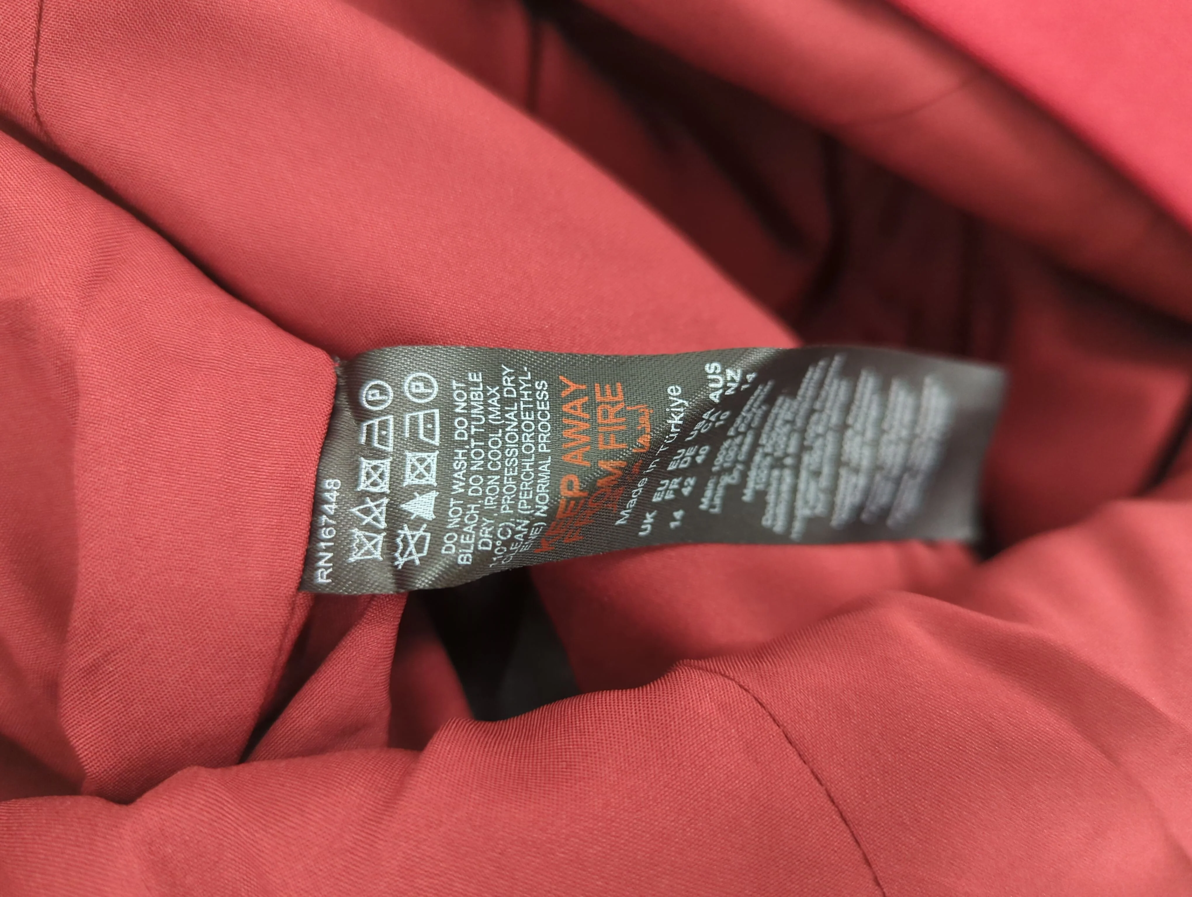 Karen Millen Bodycon Midi Dress UK14 in Red RRP £189 - Image 7