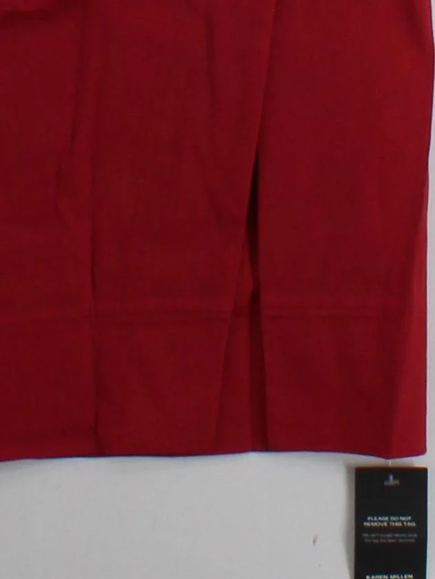 Karen Millen Bodycon Midi Dress UK14 in Red RRP £219 - Image 4