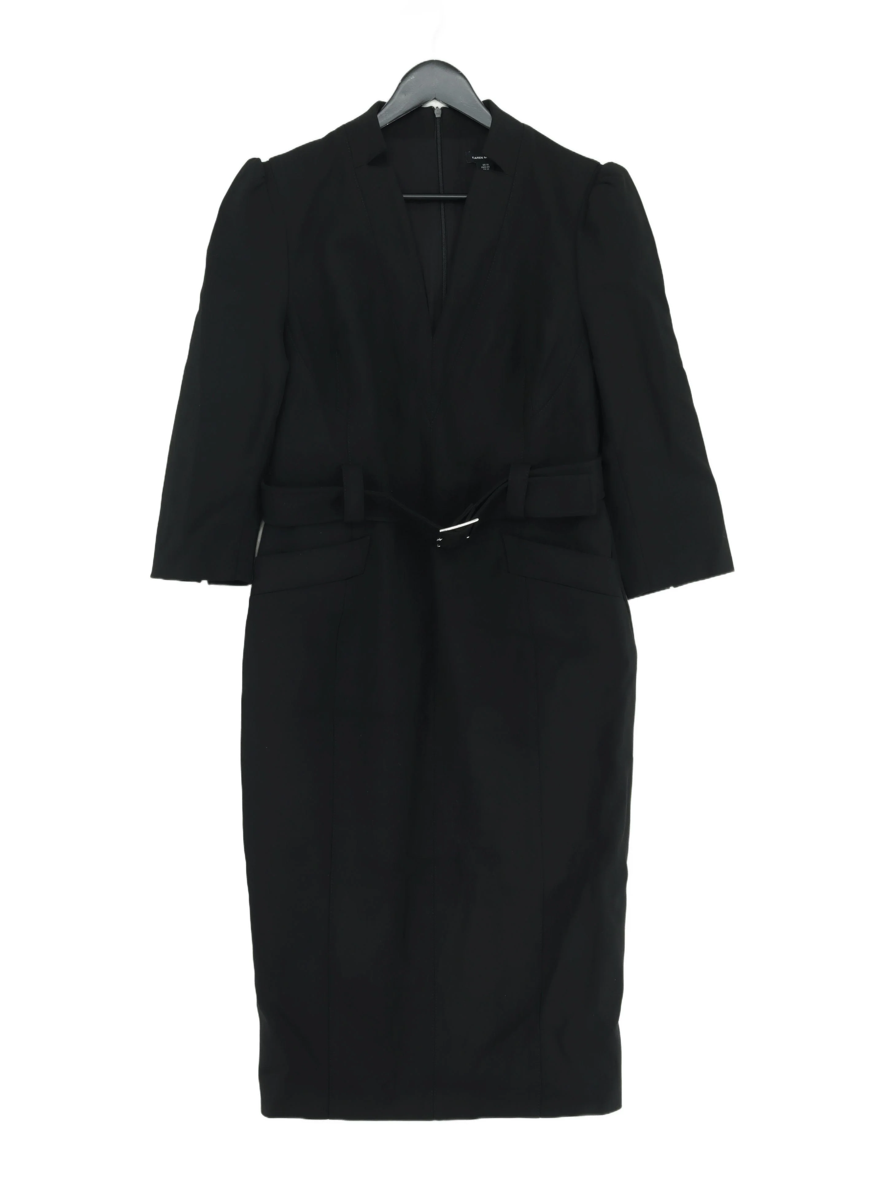 Karen Millen Bodycon Midi Dress UK16 in Black RRP £199 - Image 2