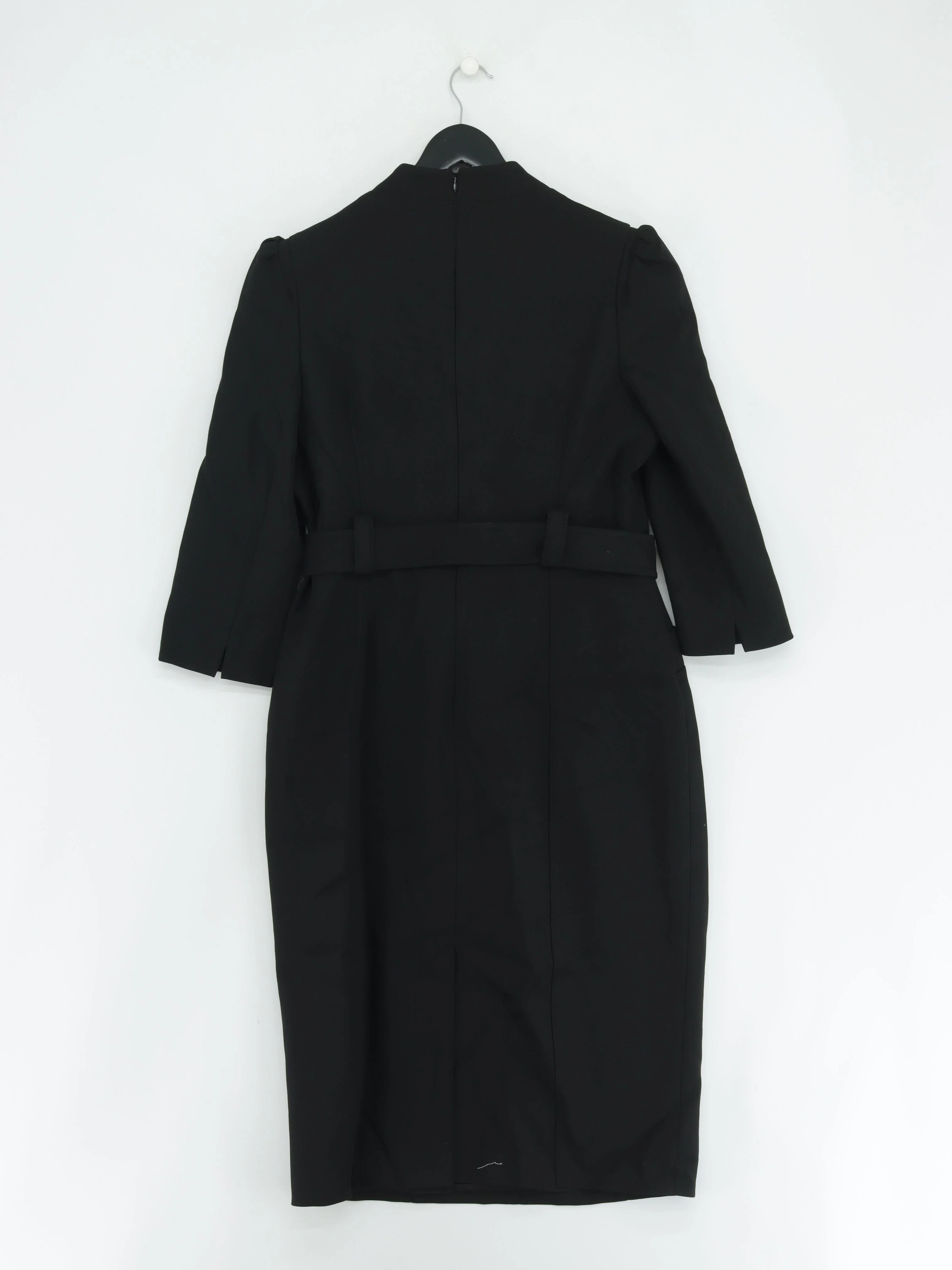 Karen Millen Bodycon Midi Dress UK16 in Black RRP £199 - Image 3