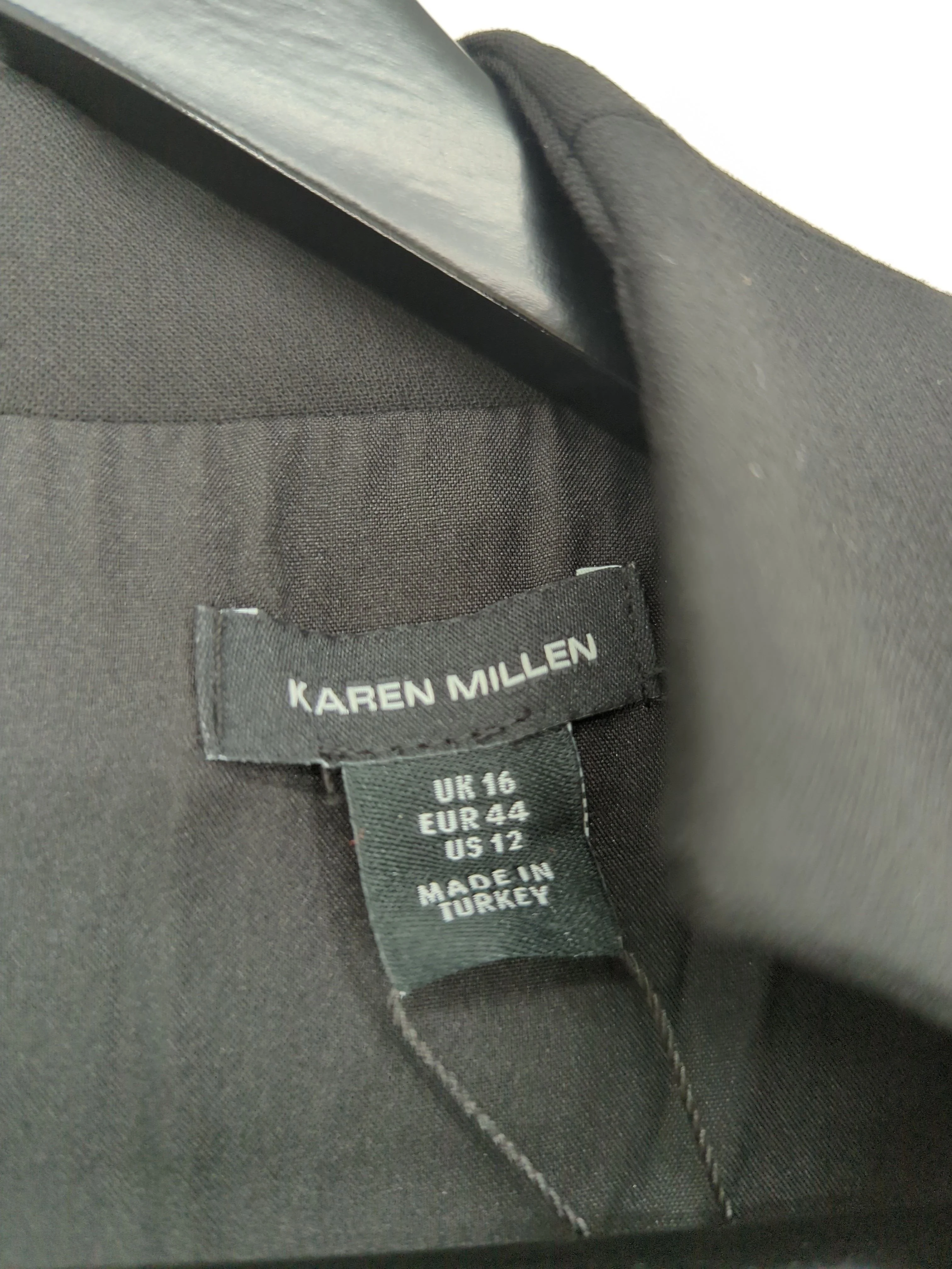 Karen Millen Bodycon Midi Dress UK16 in Black RRP £199 - Image 6