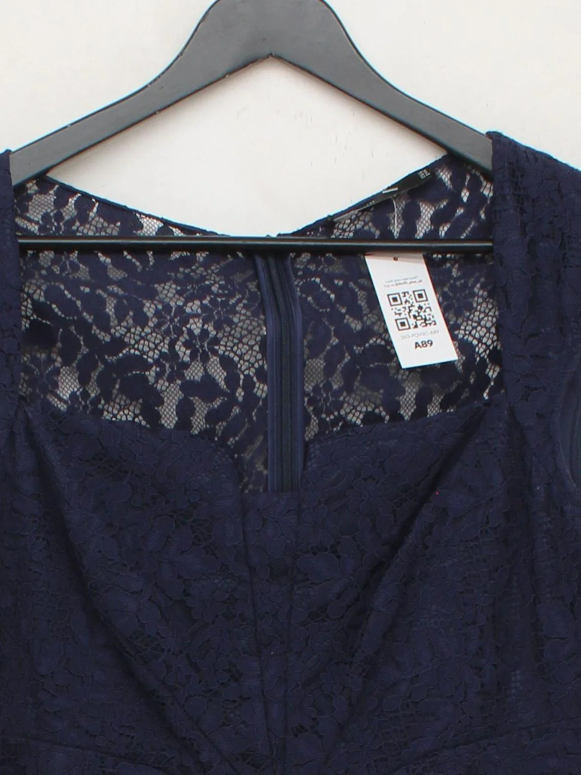 Karen Millen Bodycon Midi Dress UK16 in Blue - Image 3