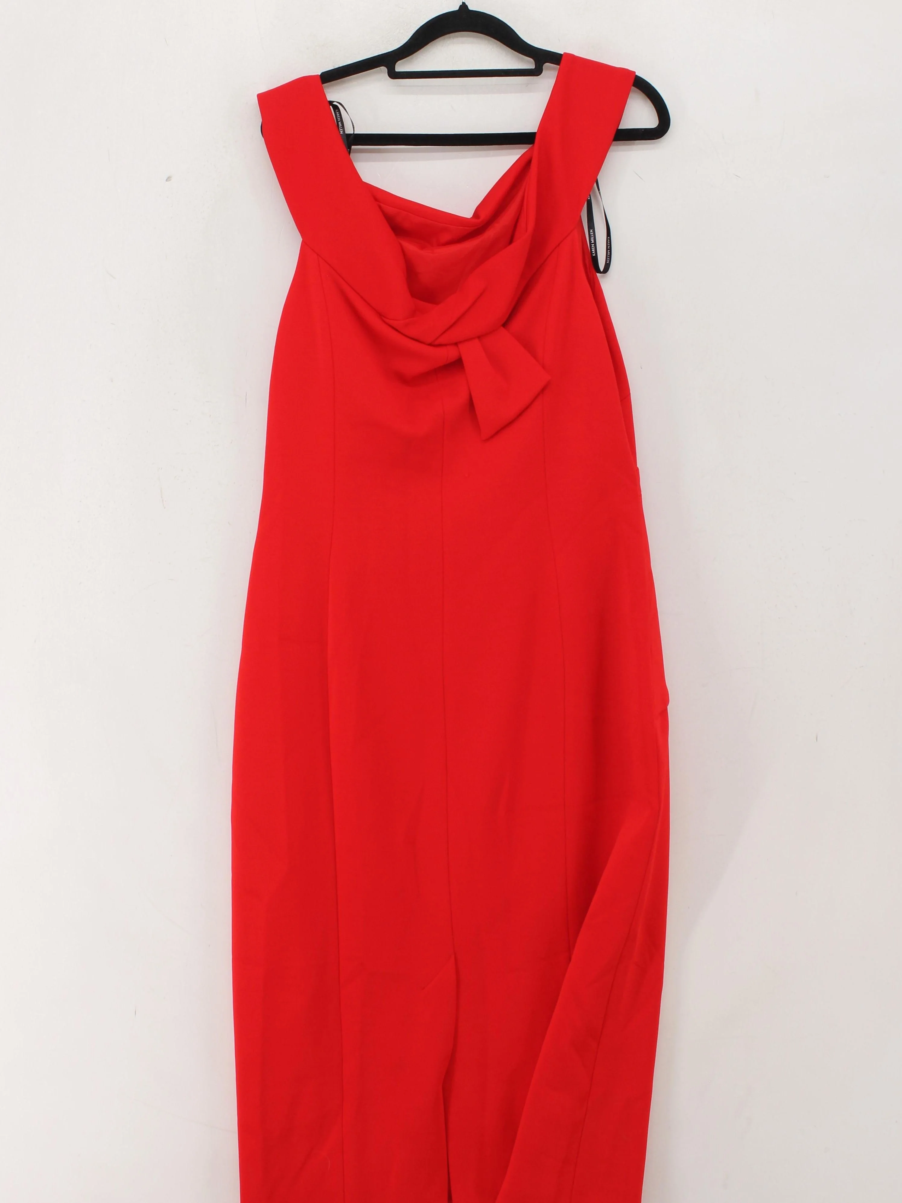 Karen Millen Bodycon Midi Dress UK16 in Red - Image 2