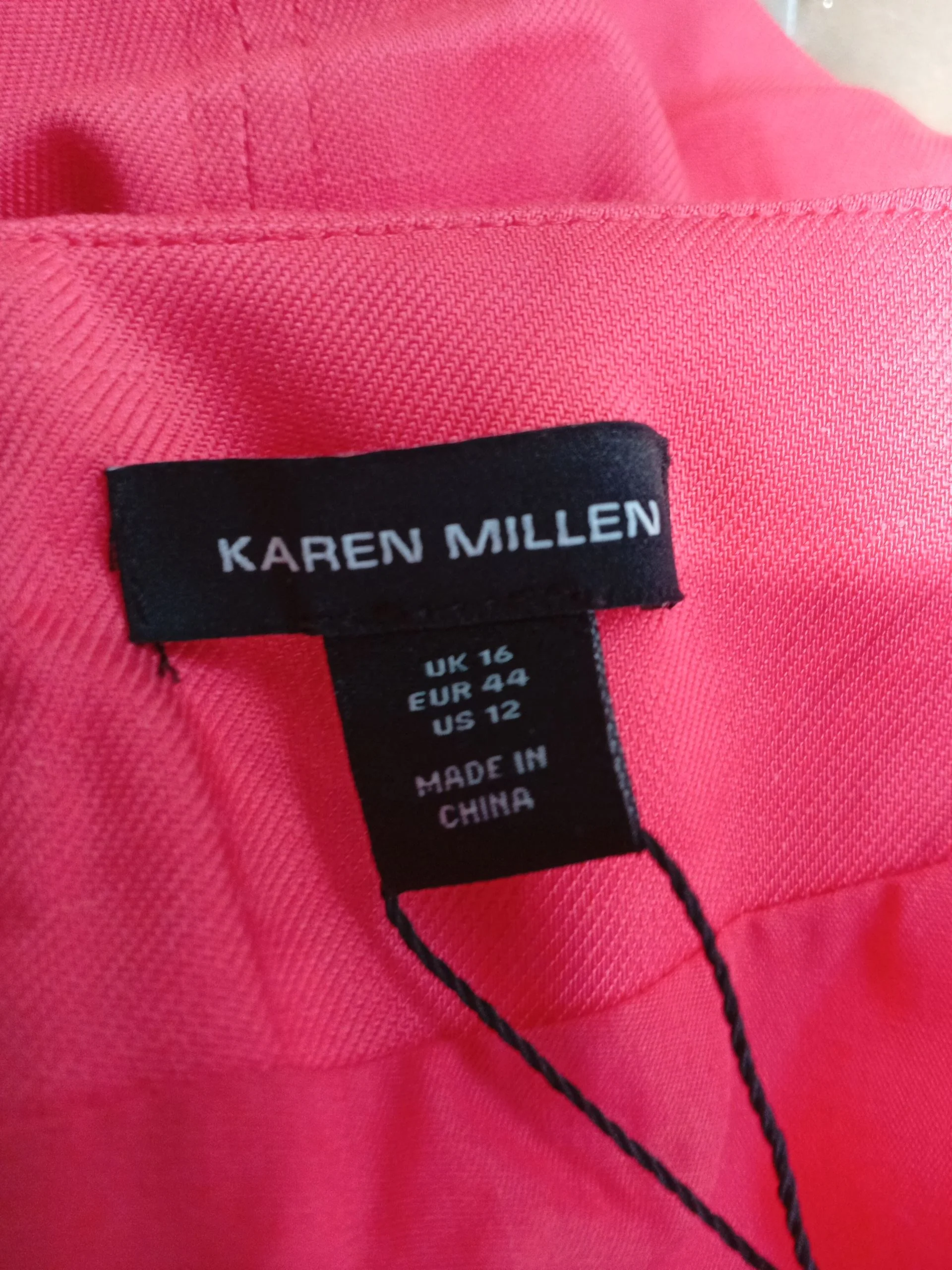 Karen Millen Bodycon Midi Dress UK16 in Red RRP £219 - Image 6