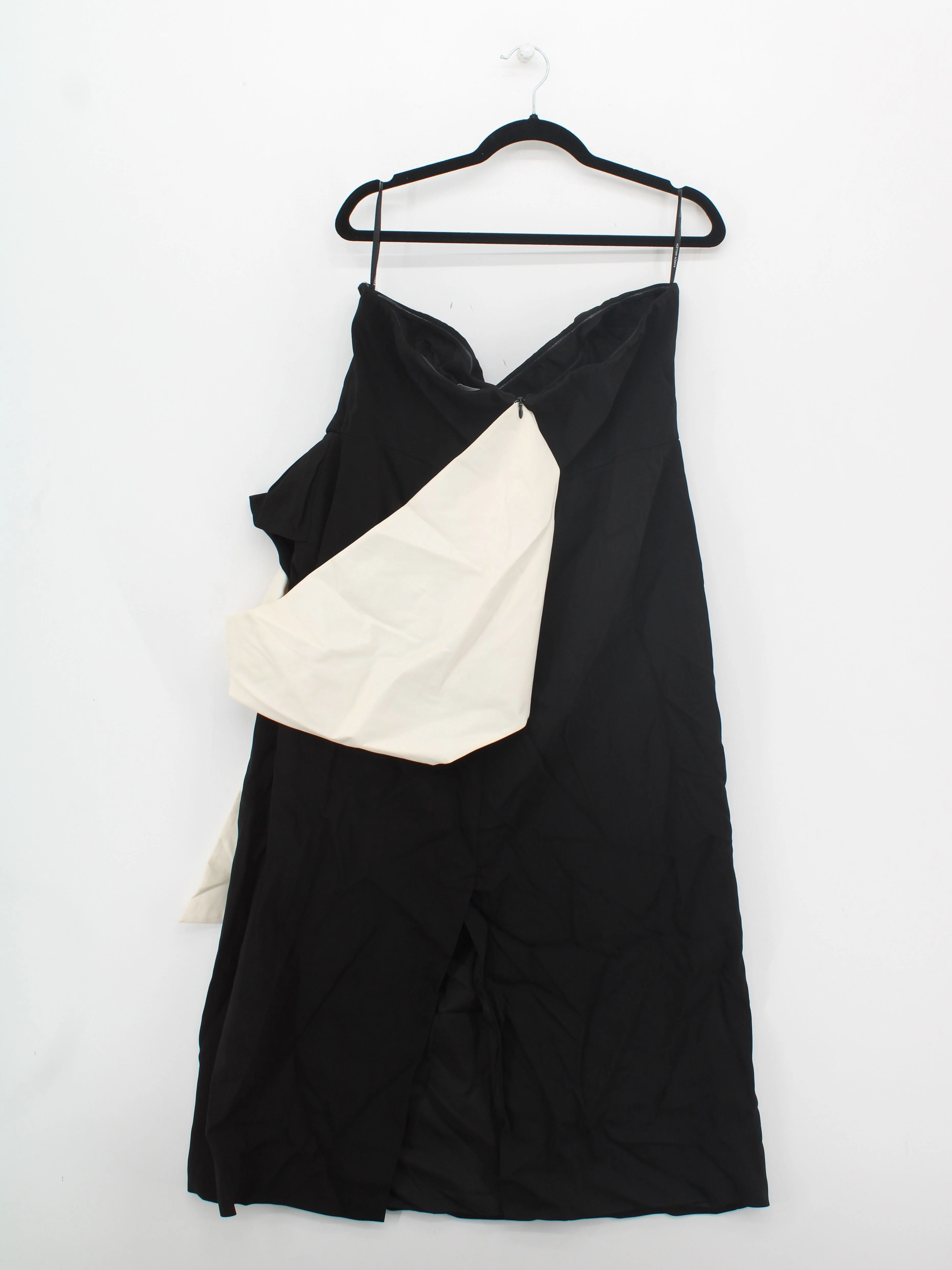 Karen Millen Bodycon Midi Dress UK20 in Black RRP £259 - Image 2