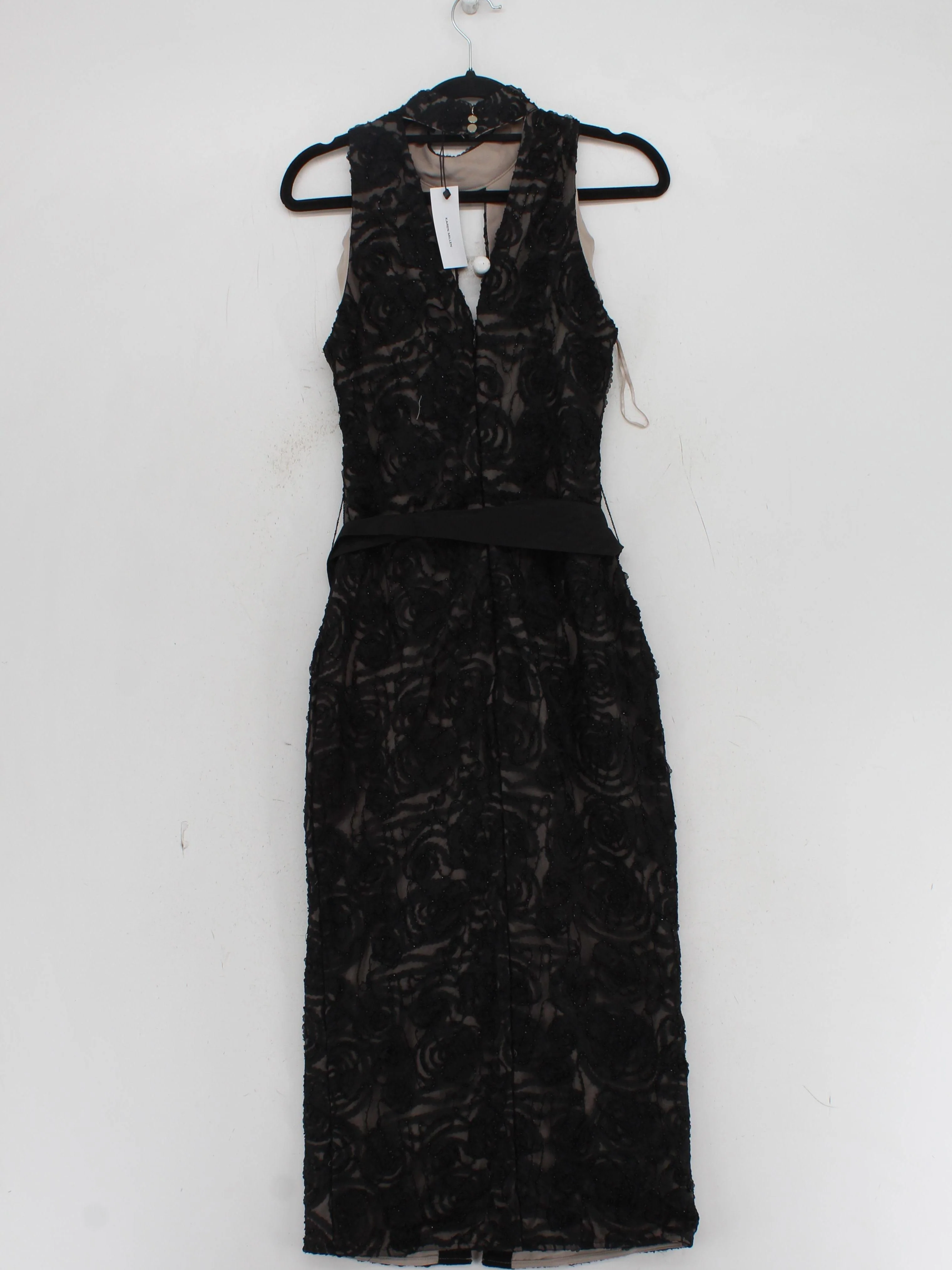 Karen Millen Bodycon Midi Dress UK6 in Black RRP £179 - Image 2