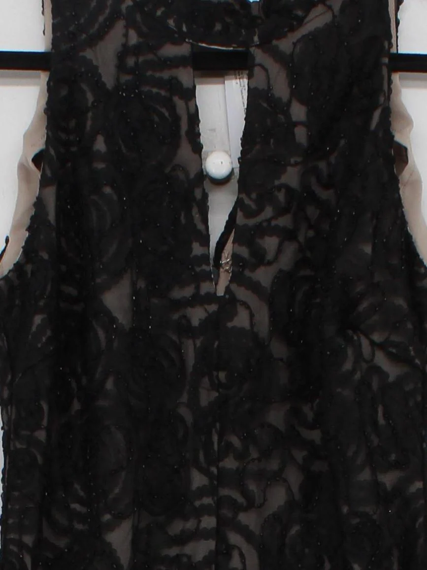 Karen Millen Bodycon Midi Dress UK6 in Black RRP £179 - Image 3