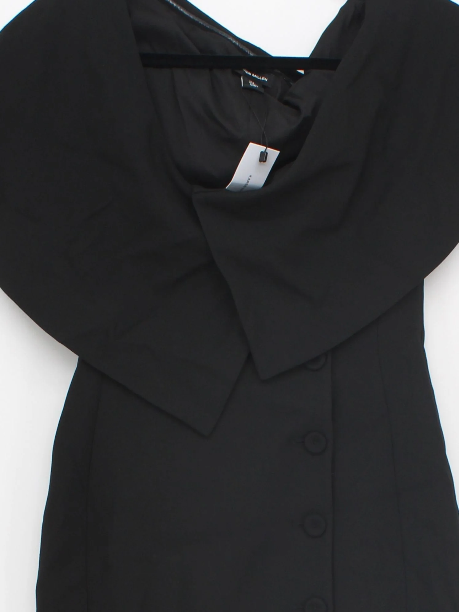 Karen Millen Bodycon Midi Dress UK6 in Black RRP £229 - Image 3