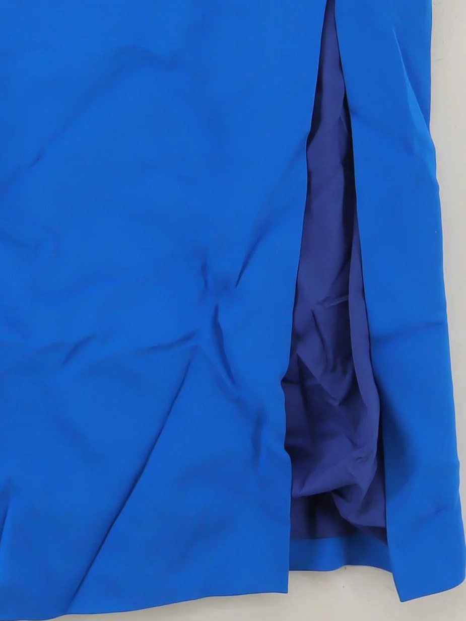 Karen Millen Bodycon Midi Dress UK6 in Blue RRP £249 - Image 4