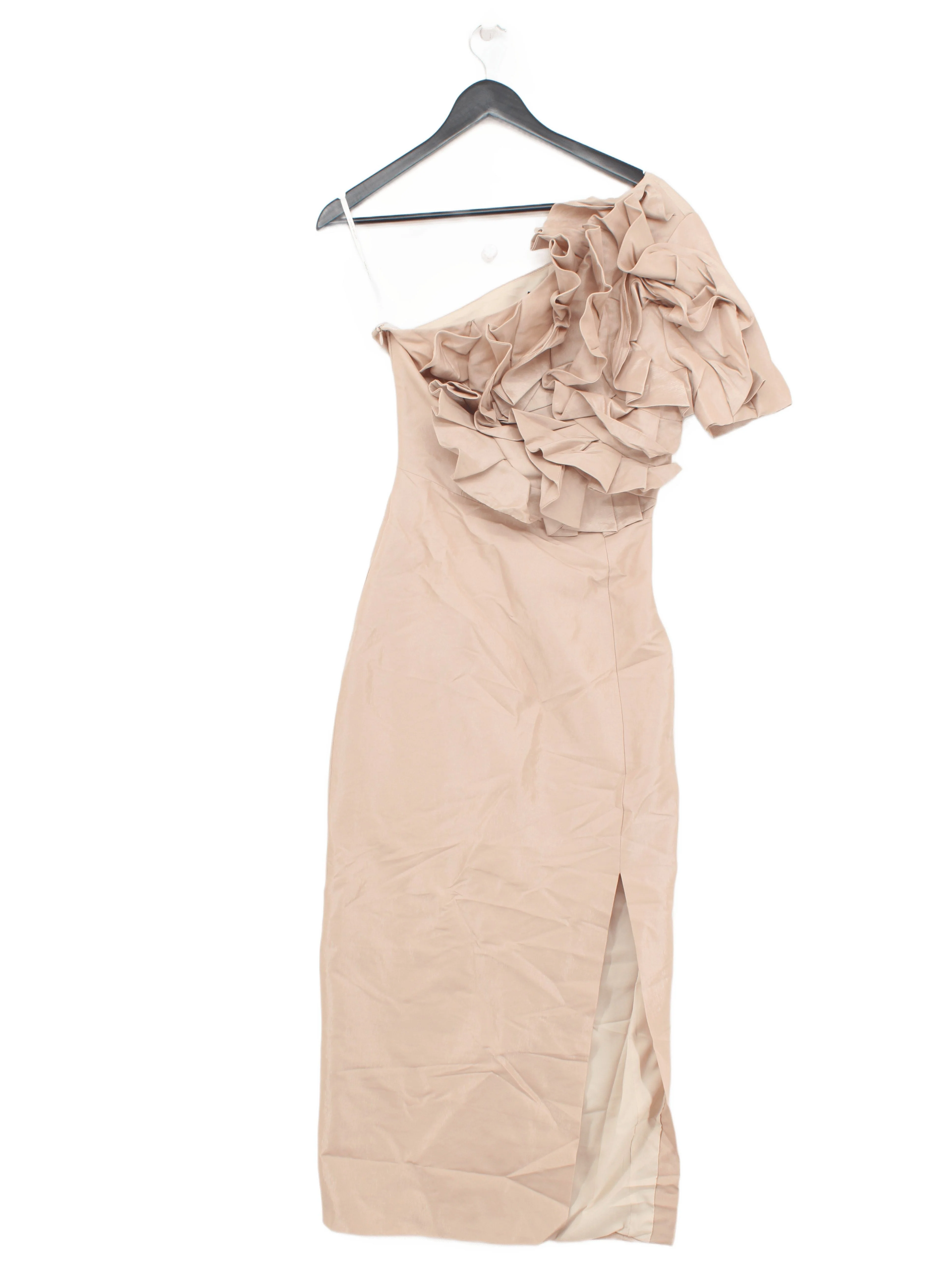 Karen Millen Bodycon Midi Dress UK6 in Cream RRP £199