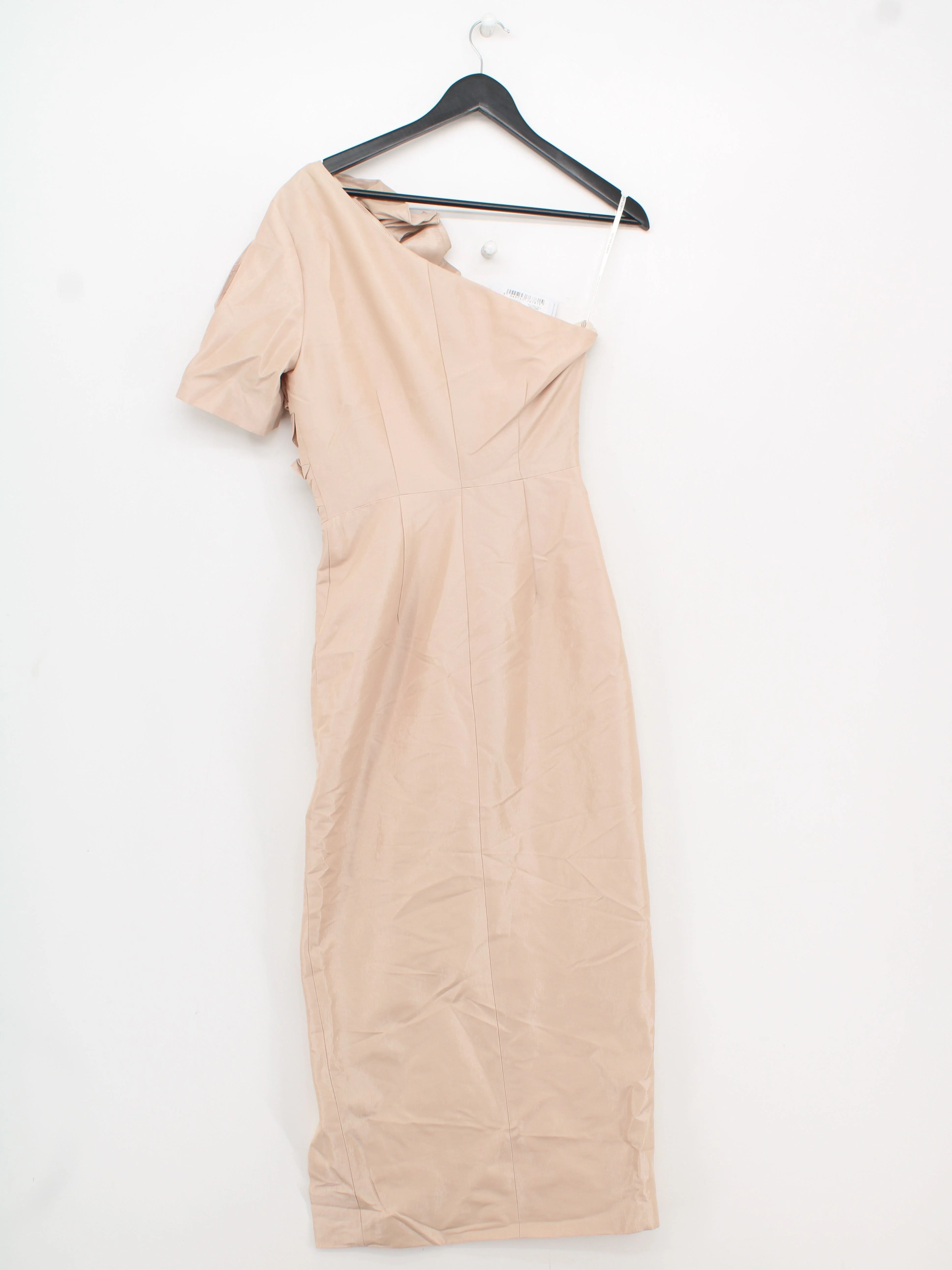 Karen Millen Bodycon Midi Dress UK6 in Cream RRP £199 - Image 2