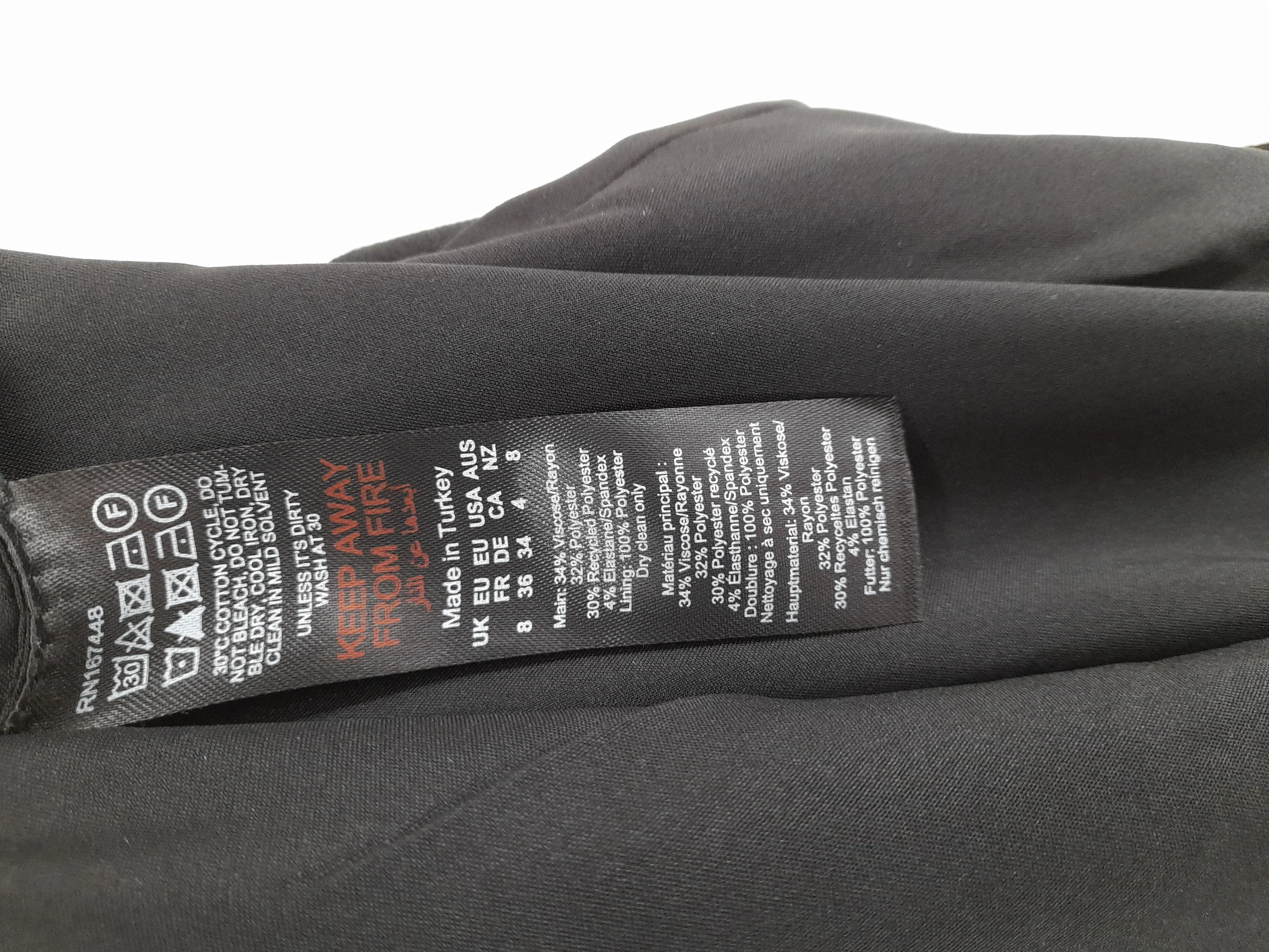 Karen Millen Bodycon Midi Dress UK8 in Black RRP £229 - Image 7