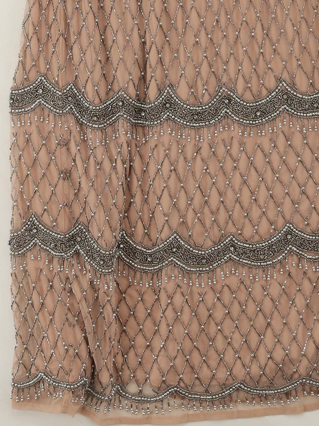 Karen Millen Bodycon Midi Dress UK8 in Cream RRP £549 - Image 4