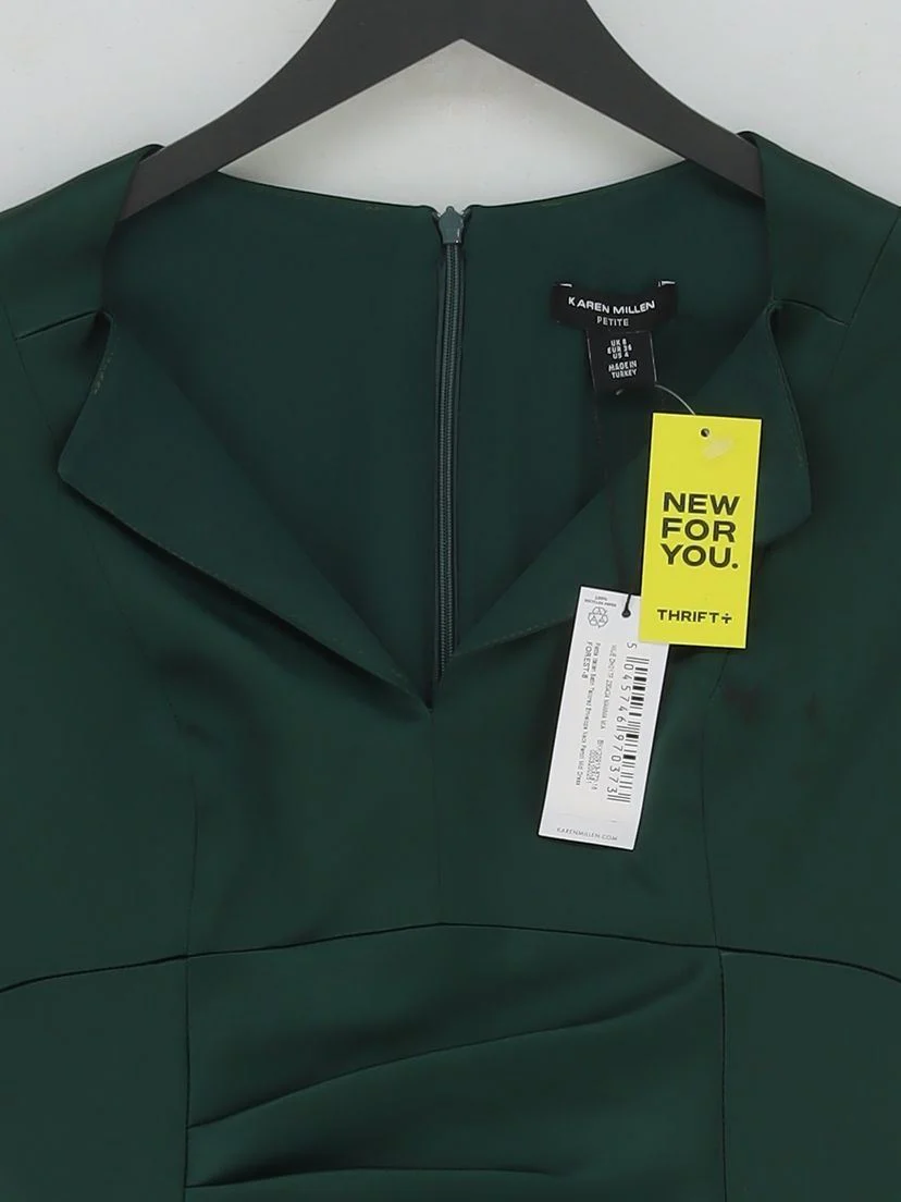 Karen Millen Bodycon Midi Dress UK8 in Green RRP £229 - Image 4