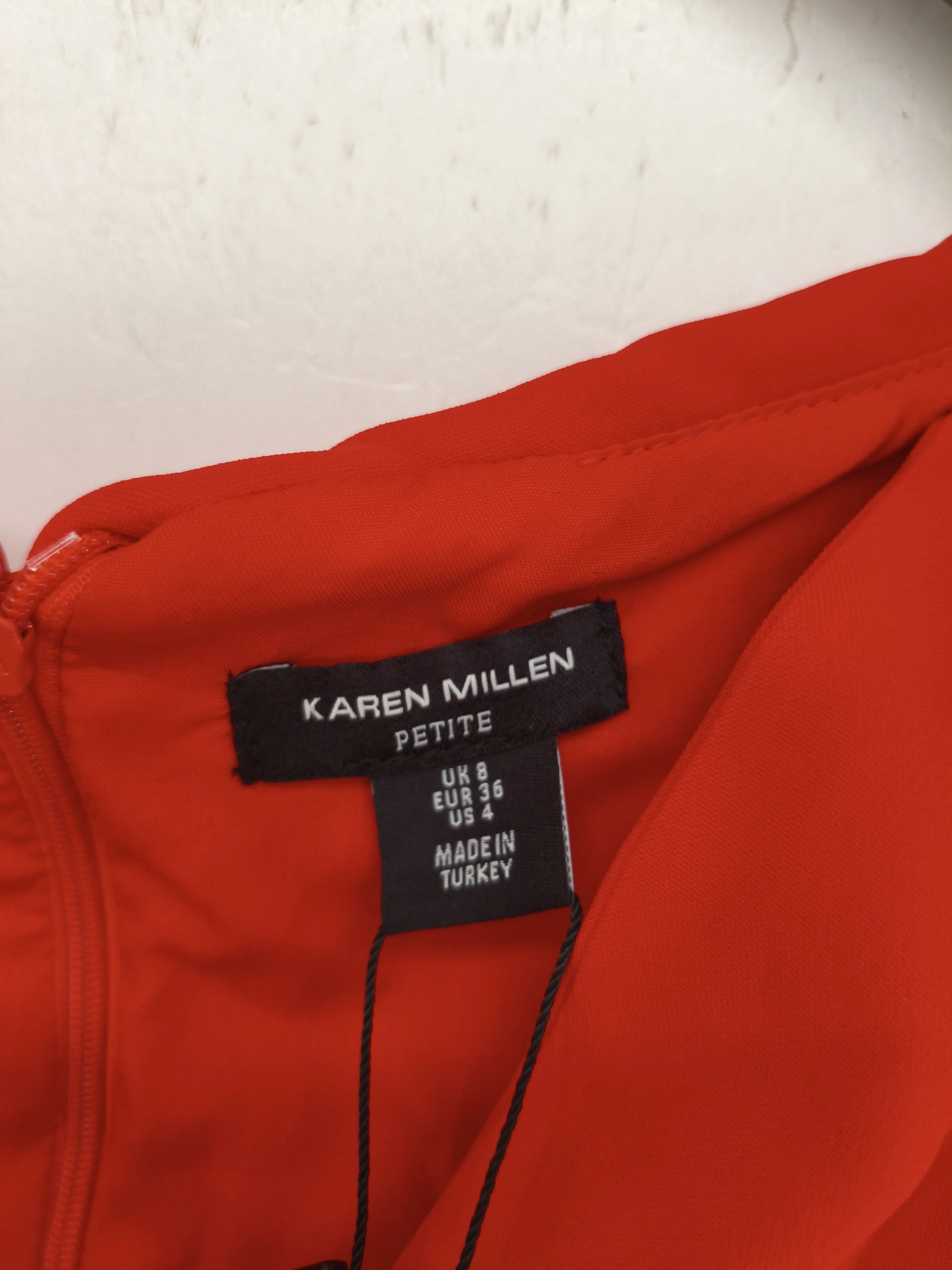 Karen Millen Bodycon Midi Dress UK8 in Red RRP £299 - Image 7
