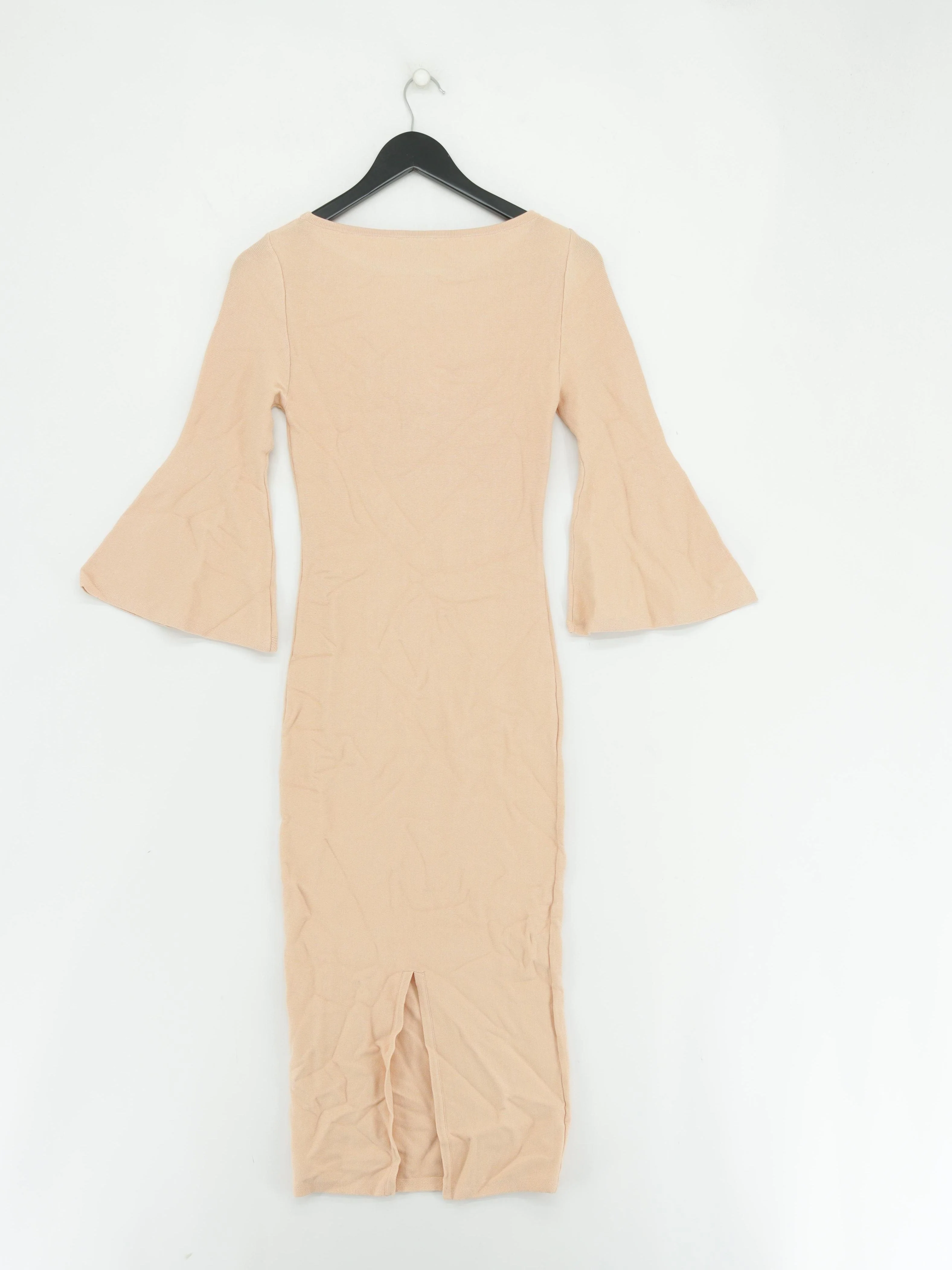 Karen Millen Bodycon Midi Dress XS in Tan RRP £99 - Image 2