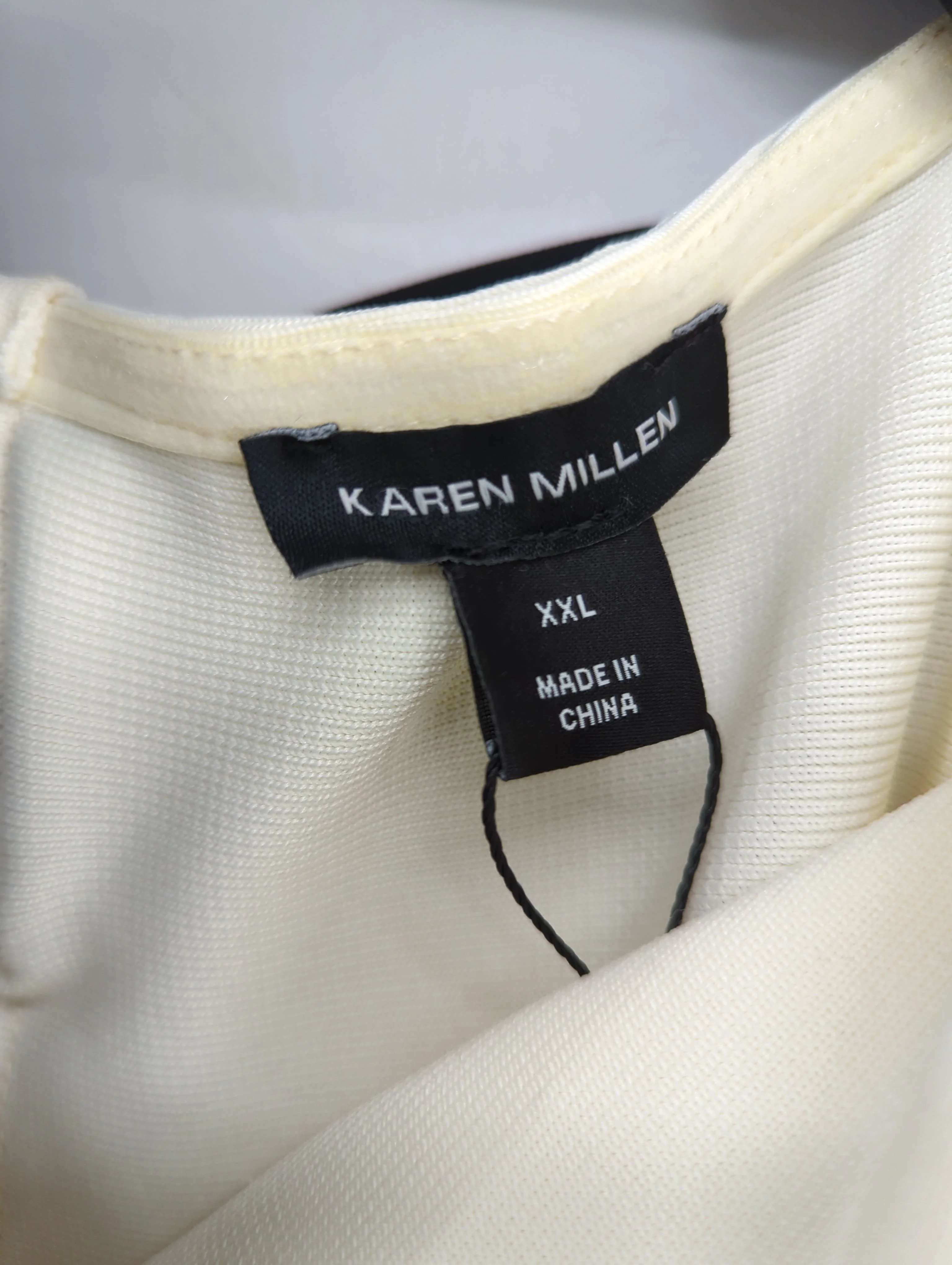 Karen Millen Bodycon Midi Dress XXL in Cream RRP £99 - Image 7
