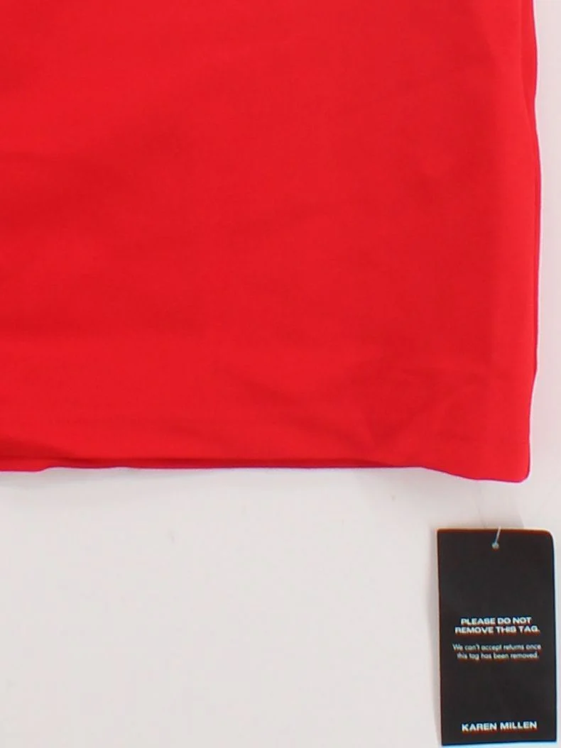 Karen Millen Bodycon Mini Dress M in Red RRP £89 - Image 4