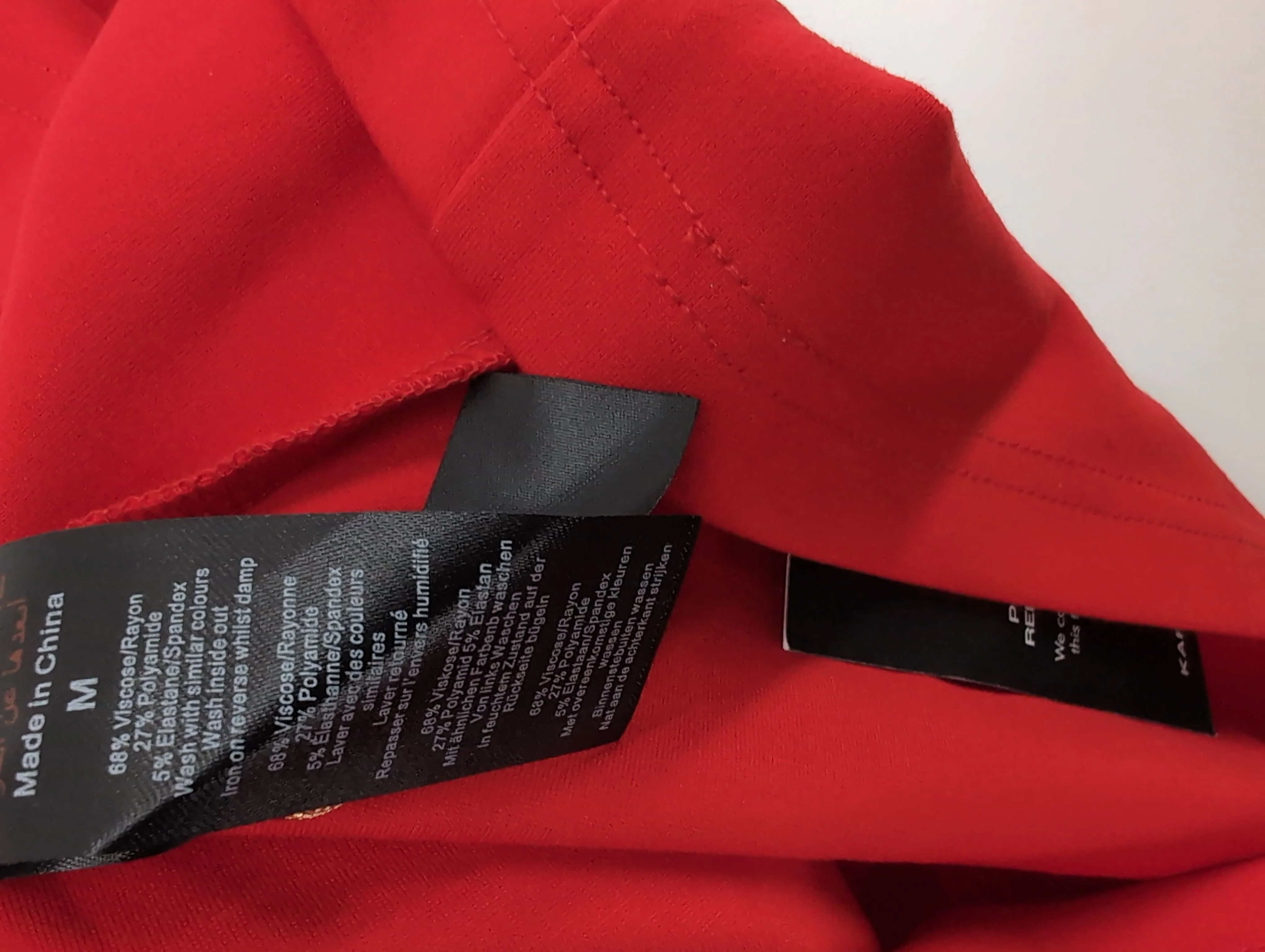 Karen Millen Bodycon Mini Dress M in Red RRP £89 - Image 6