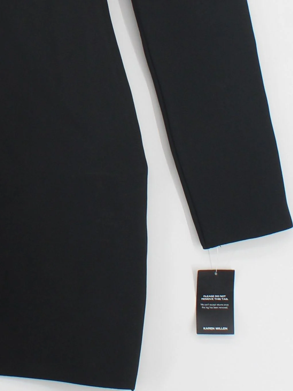 Karen Millen Bodycon Mini Dress S in Black RRP £99 - Image 4