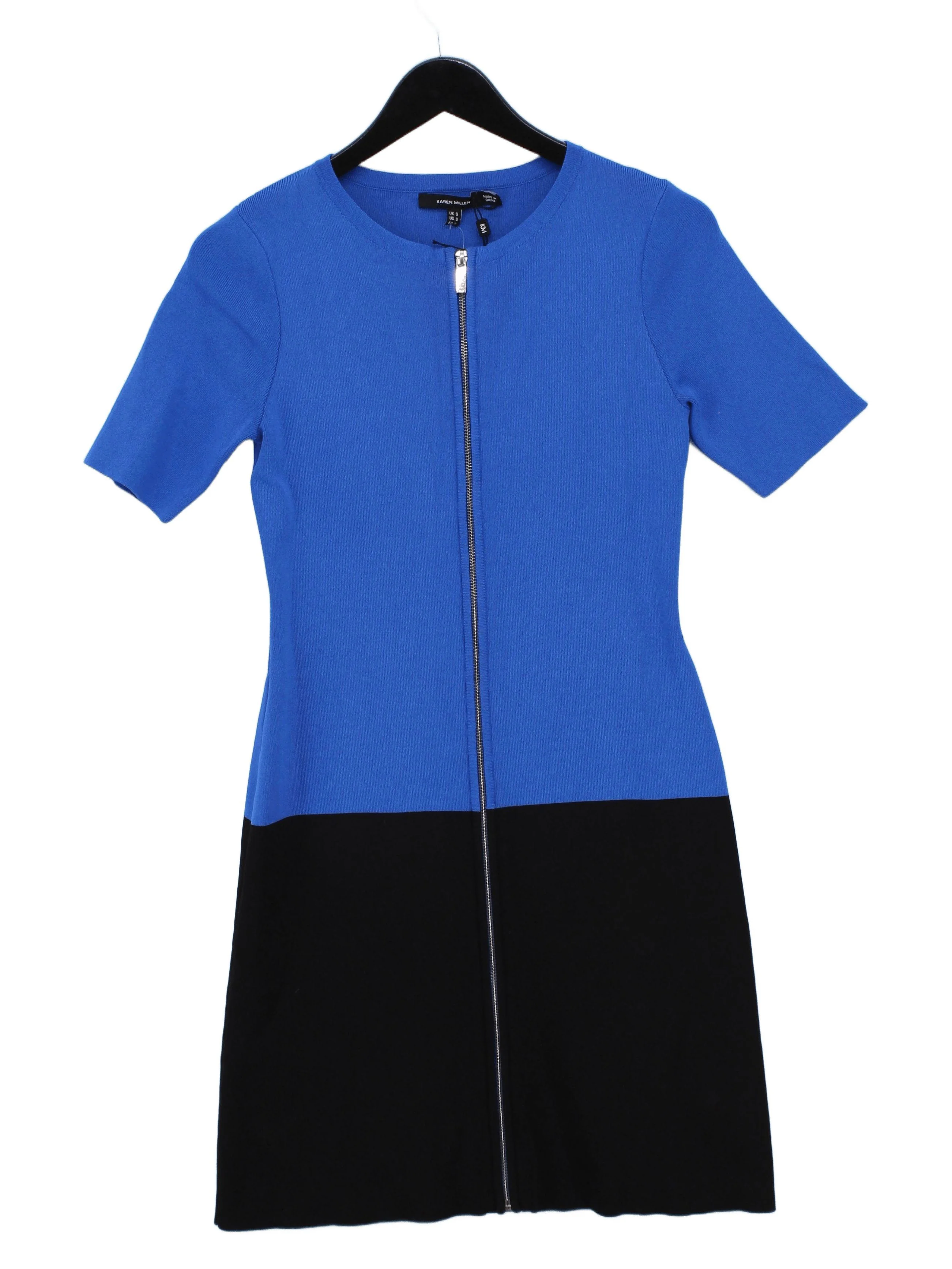 Karen Millen Bodycon Mini Dress S in Blue