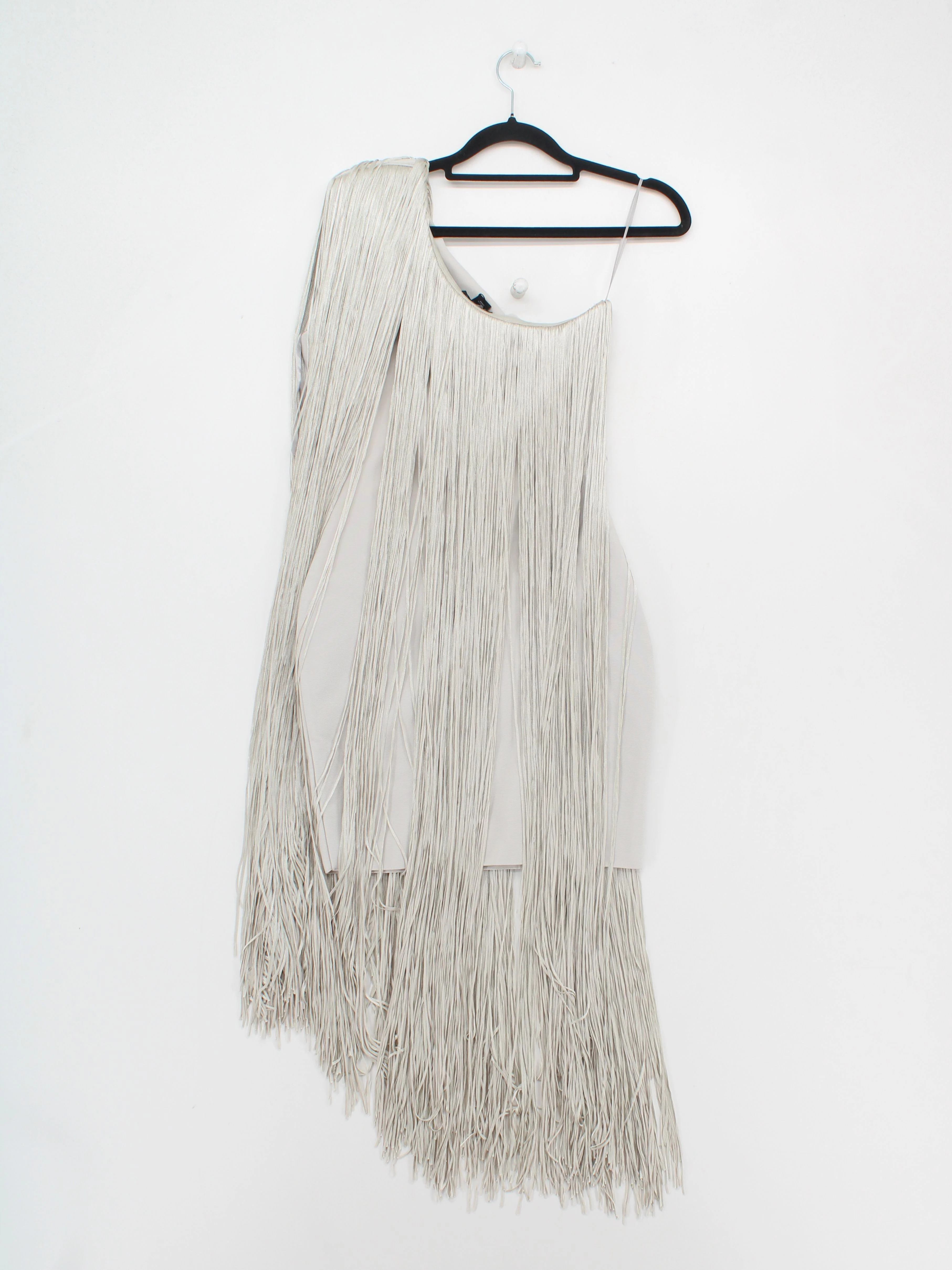 Karen Millen Bodycon Mini Dress S in Grey RRP £149 - Image 2