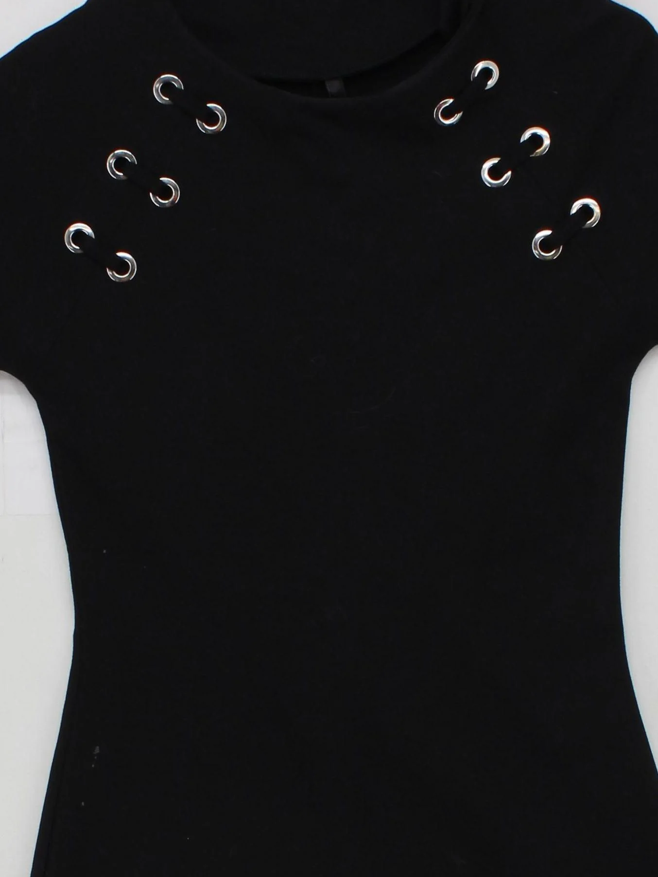 Karen Millen Bodycon Mini Dress UK10 in Black - Image 3