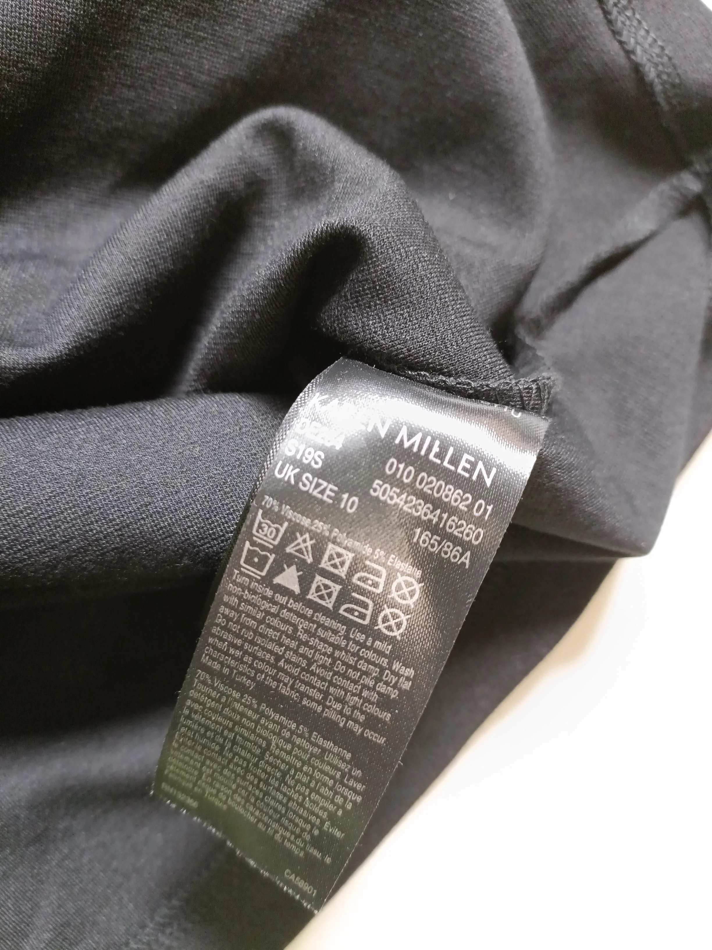 Karen Millen Bodycon Mini Dress UK10 in Black - Image 7