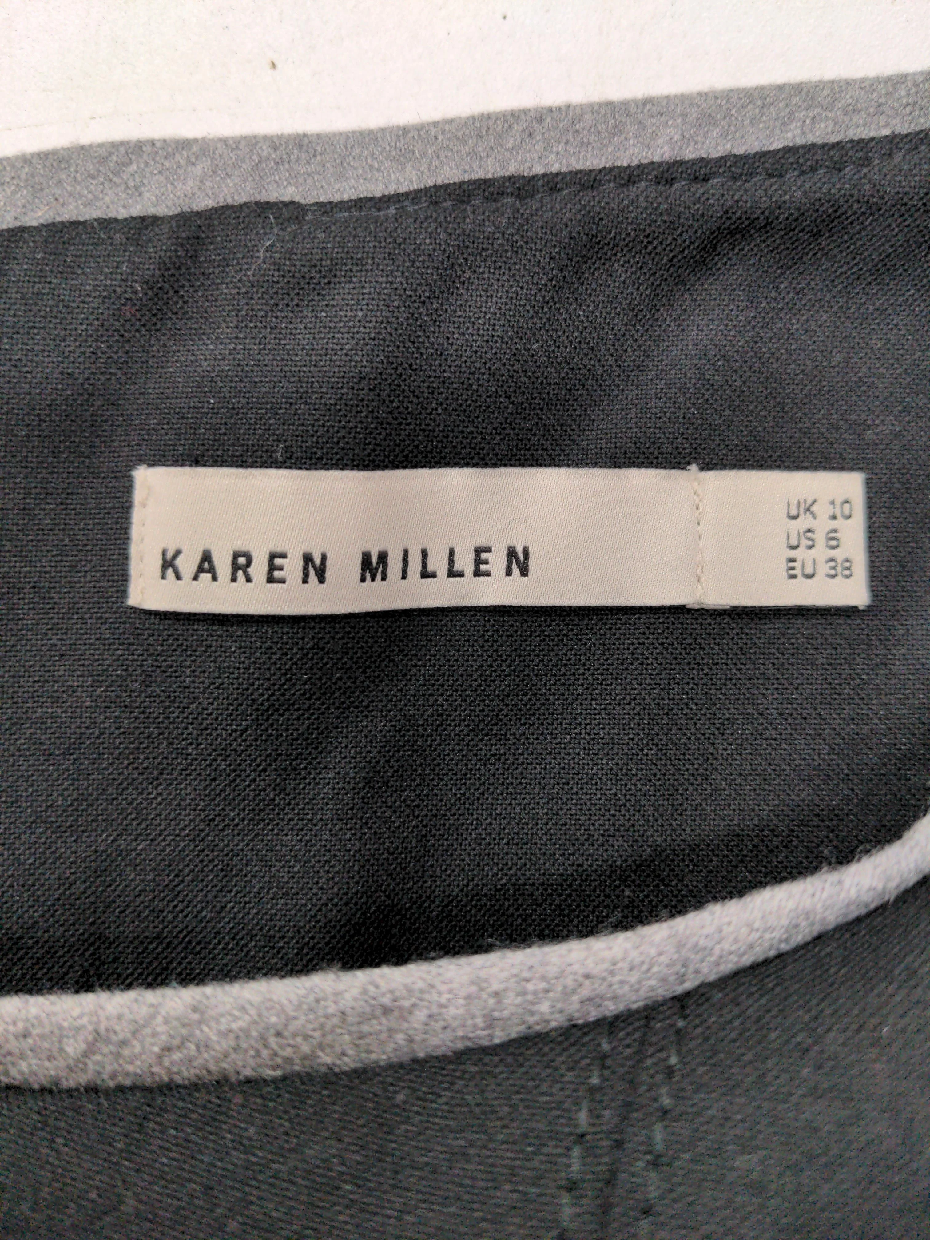 Karen Millen Bodycon Mini Dress UK10 in Black - Image 6