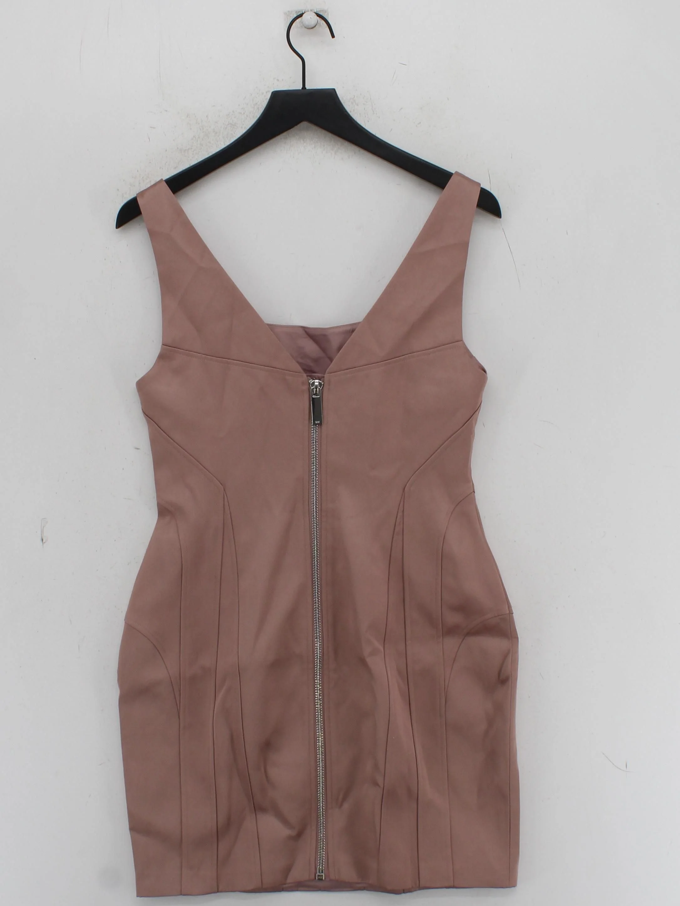 Karen Millen Bodycon Mini Dress UK10 in Tan RRP £149 - Image 2