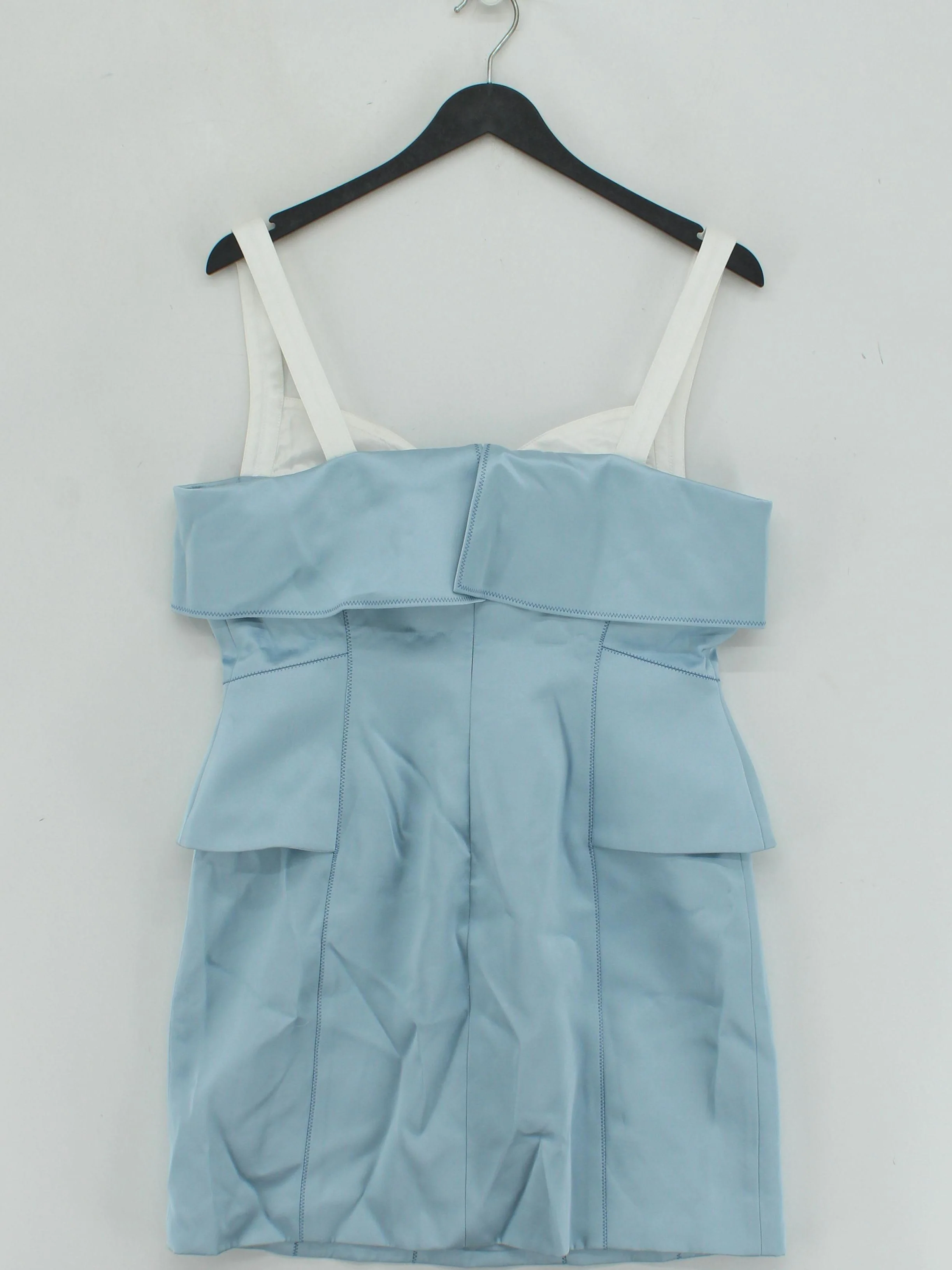 Karen Millen Bodycon Mini Dress UK12 in Blue RRP £269 - Image 2