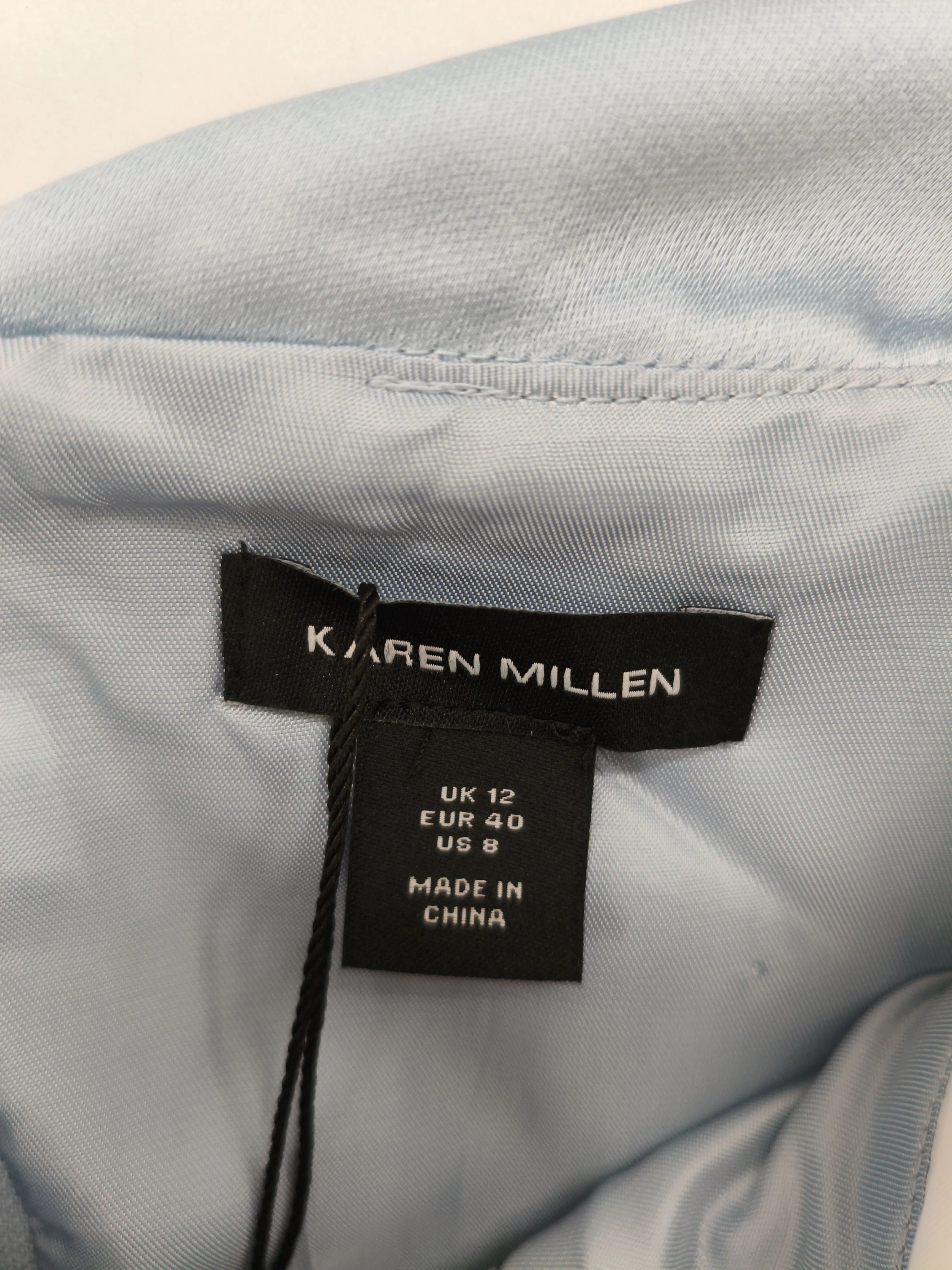 Karen Millen Bodycon Mini Dress UK12 in Blue RRP £269 - Image 6