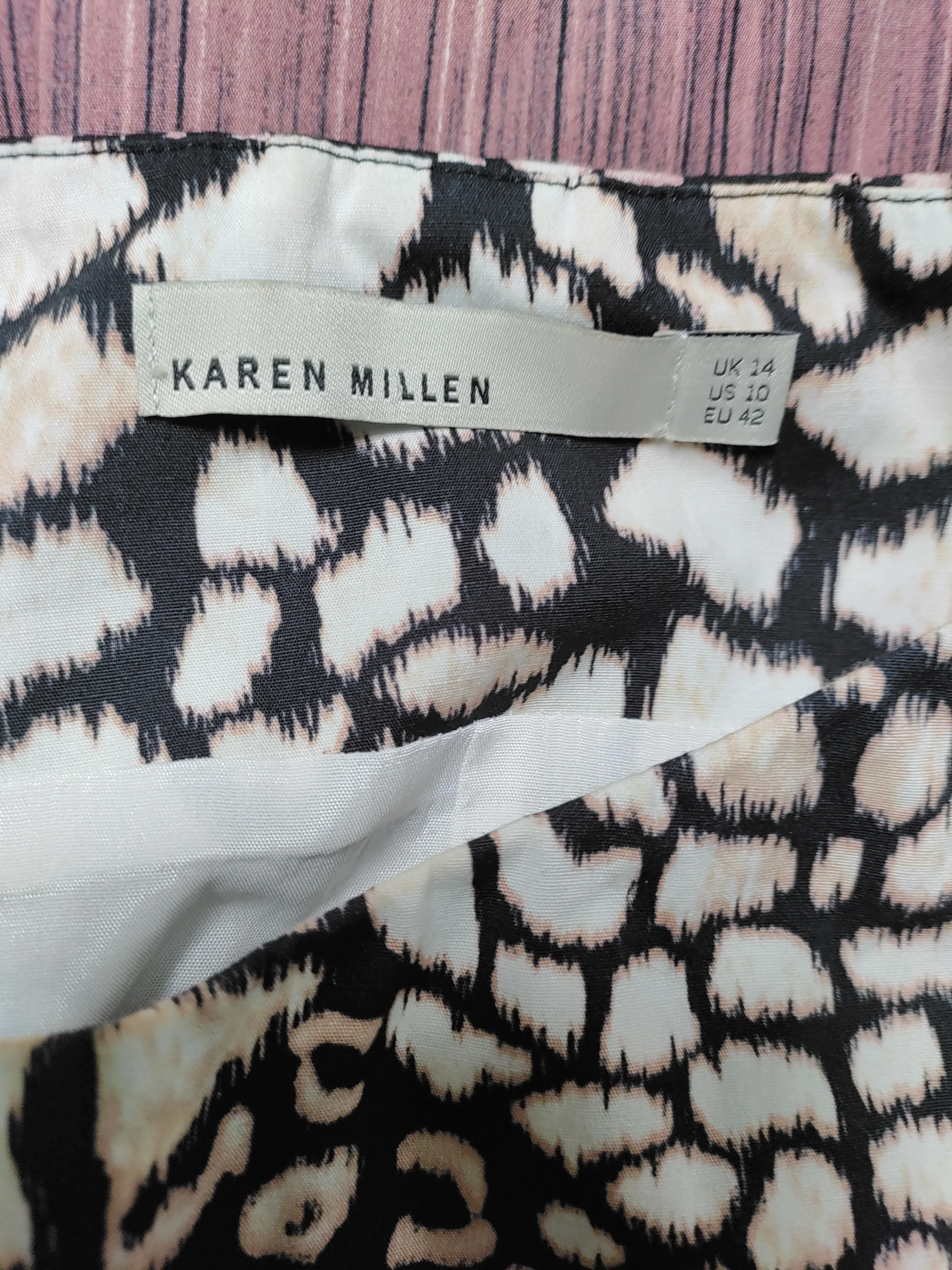 Karen Millen Bodycon Mini Dress UK14 in Multi - Image 6