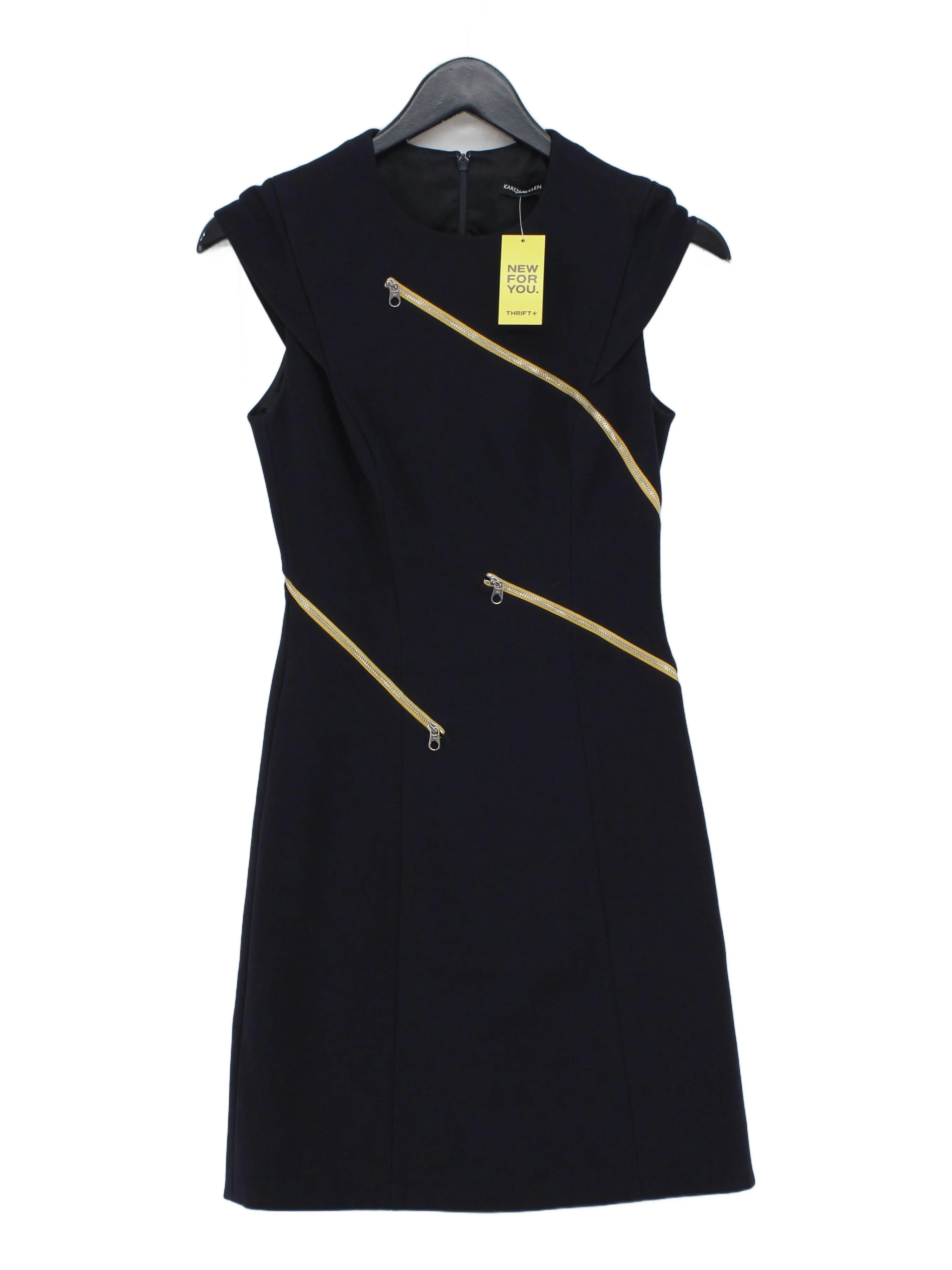 Karen Millen Bodycon Mini Dress UK6 in Blue