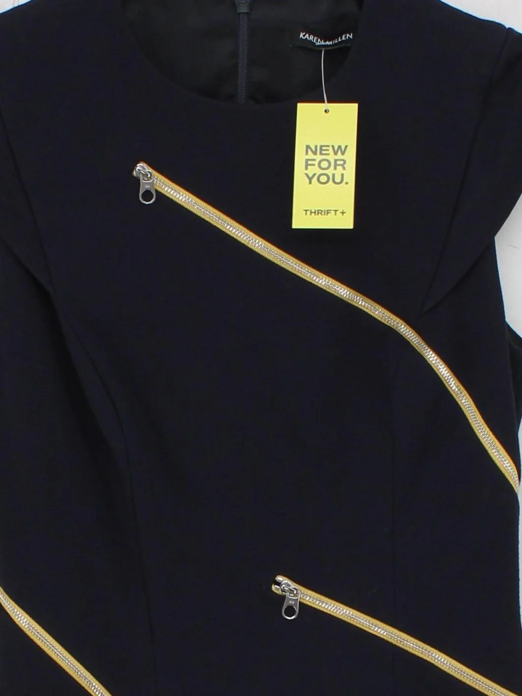 Karen Millen Bodycon Mini Dress UK6 in Blue - Image 3